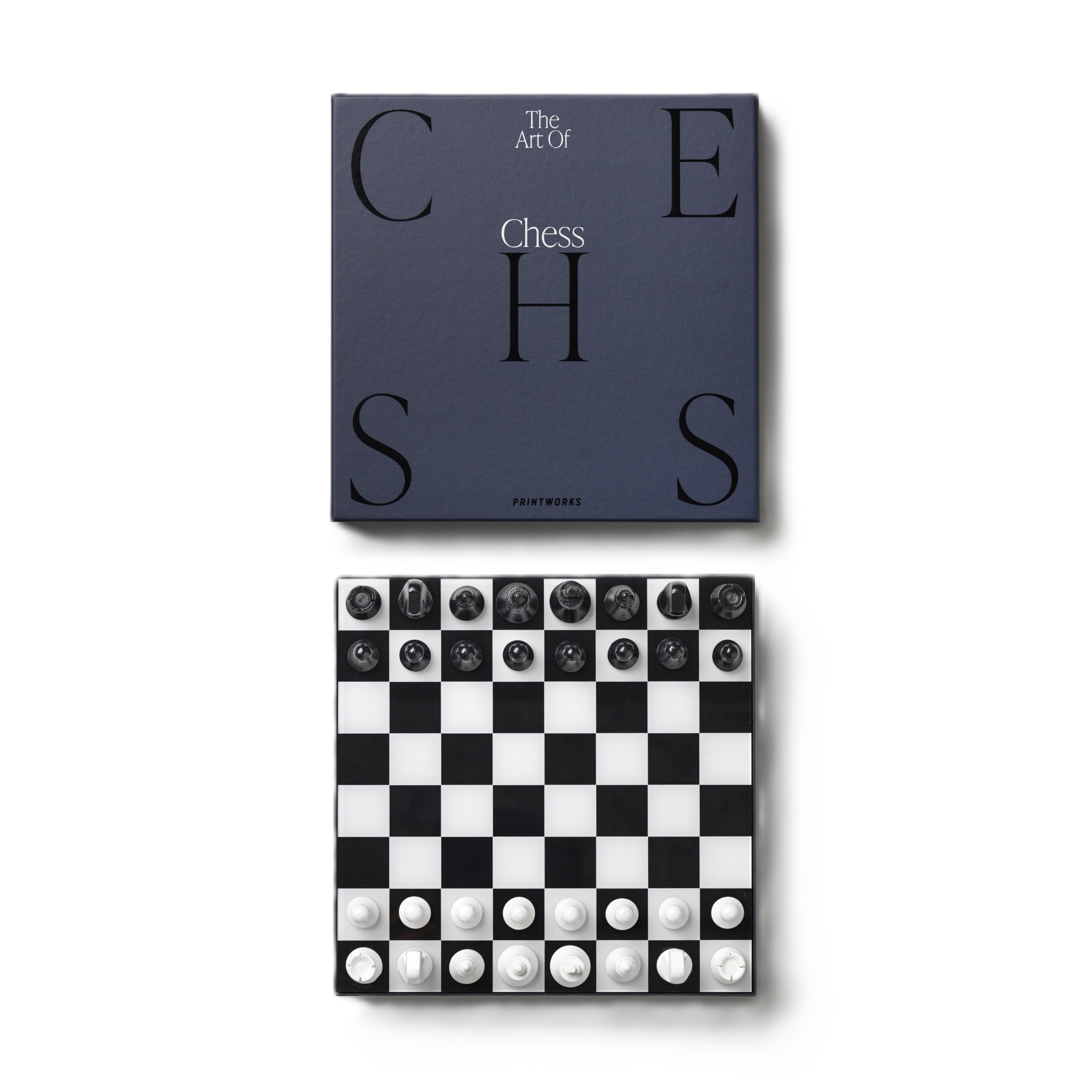 ART OF CHESS Blue Chess Set