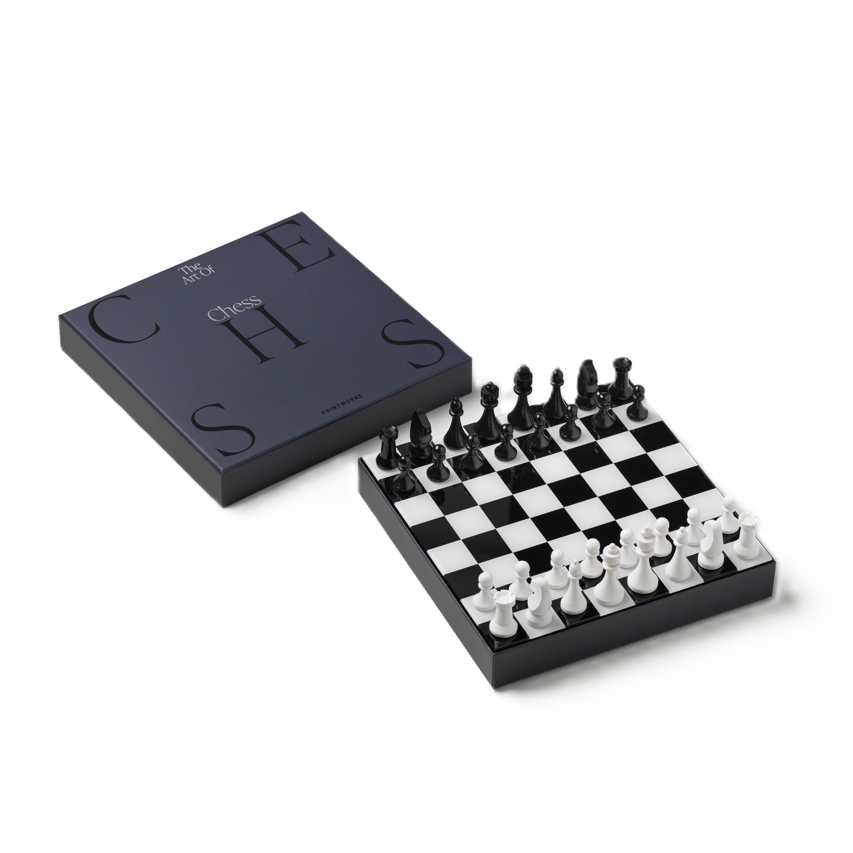 ART OF CHESS Blue Chess Set