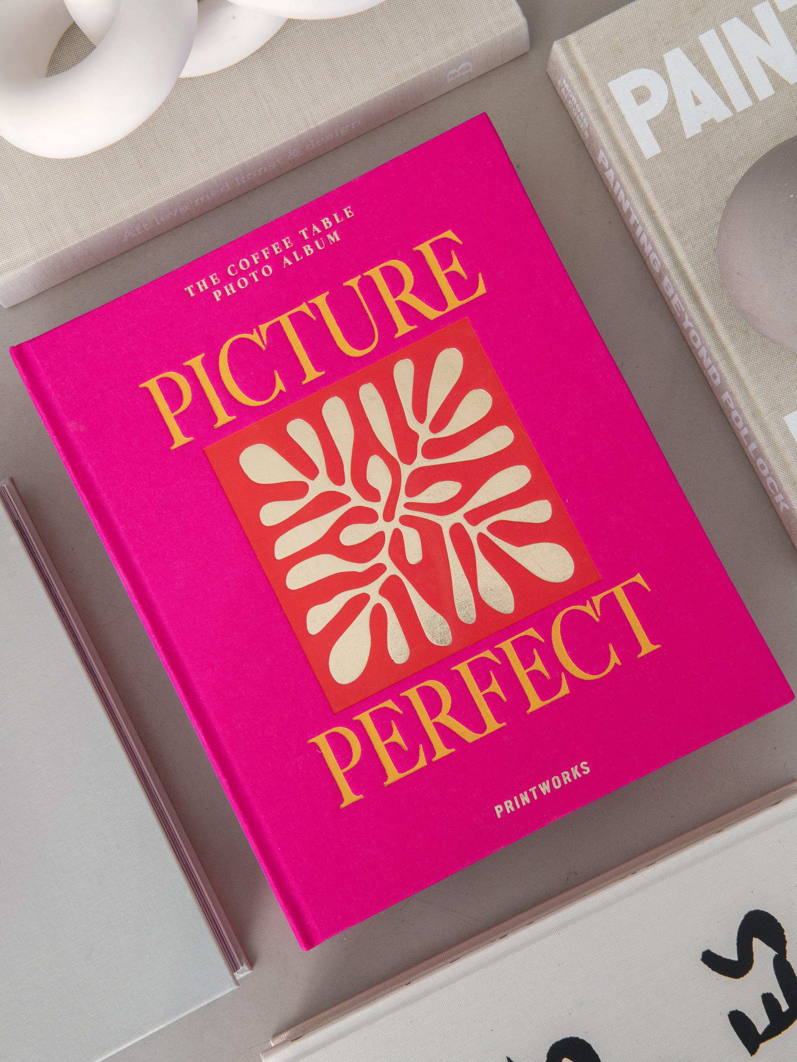 PICTURE PERFECT Photo Album Pink with Gold