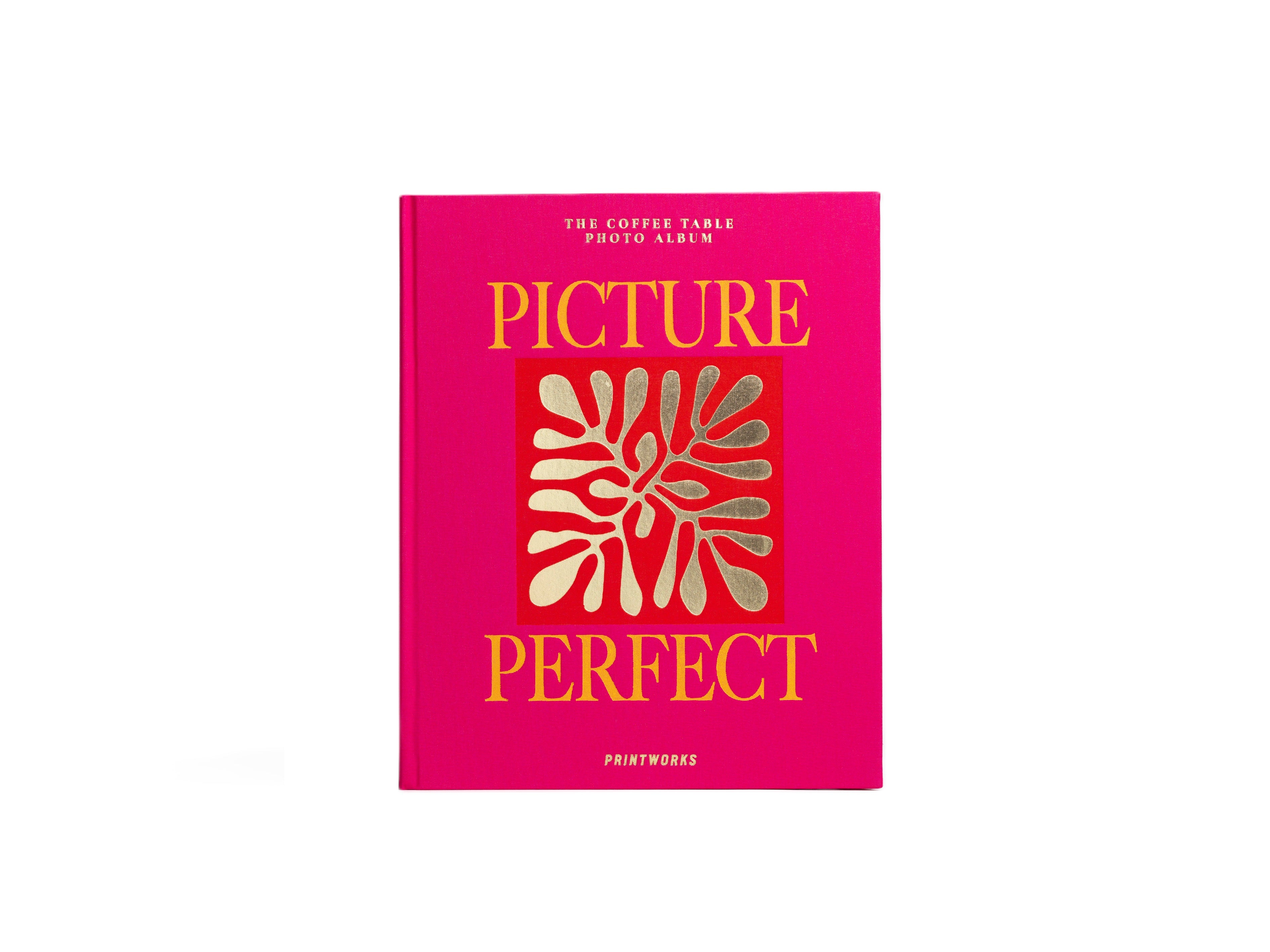 PICTURE PERFECT Photo Album Pink with Gold