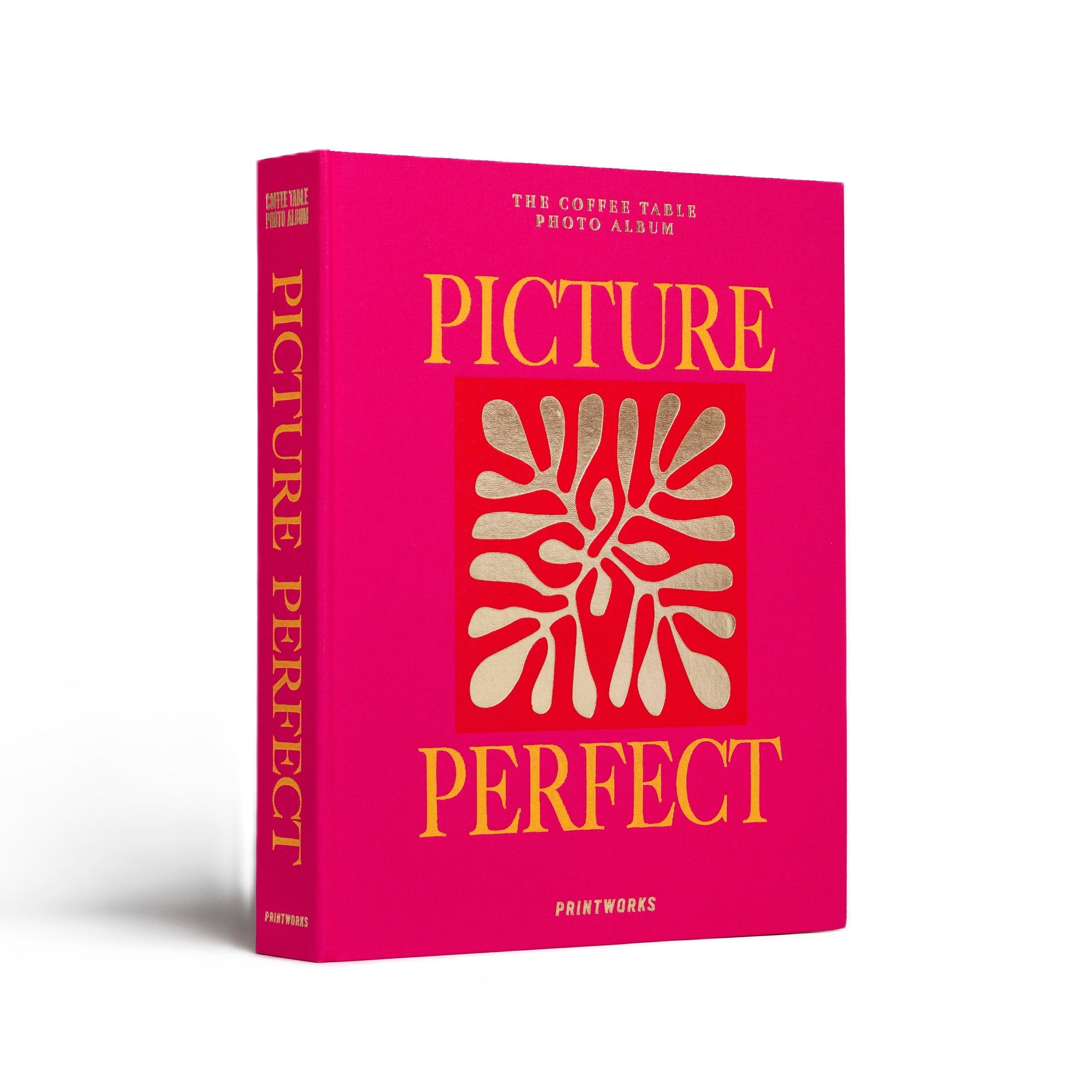 PICTURE PERFECT Photo Album Pink with Gold
