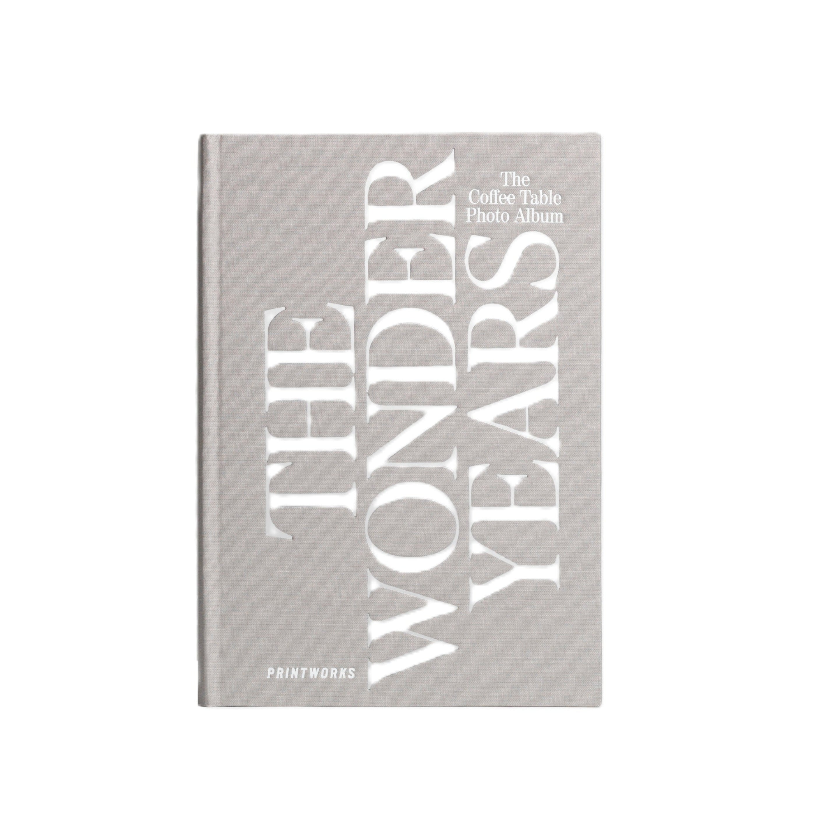 THE WONDER YEARS photo album gray