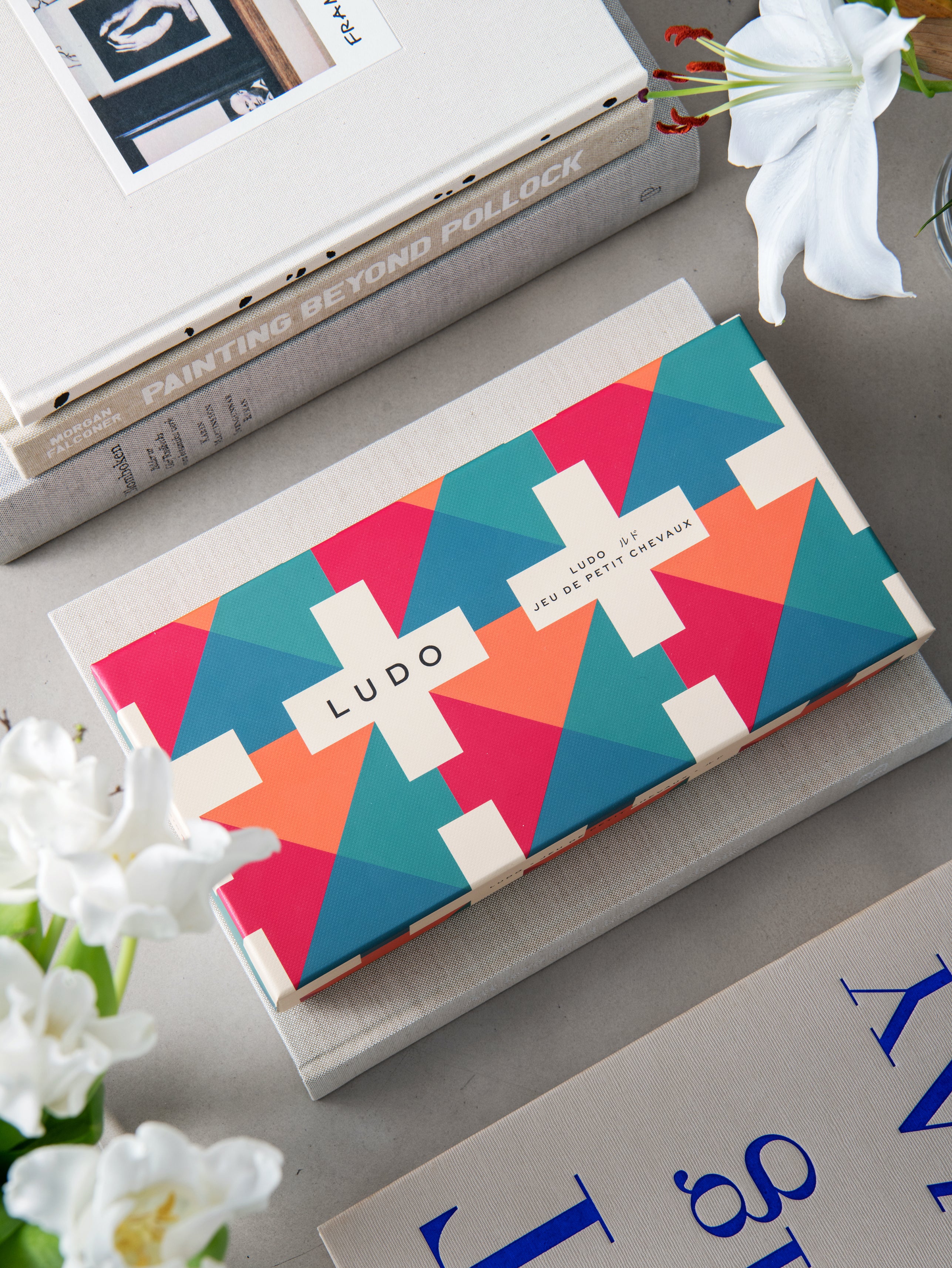 Multicolored LUDO Board Game