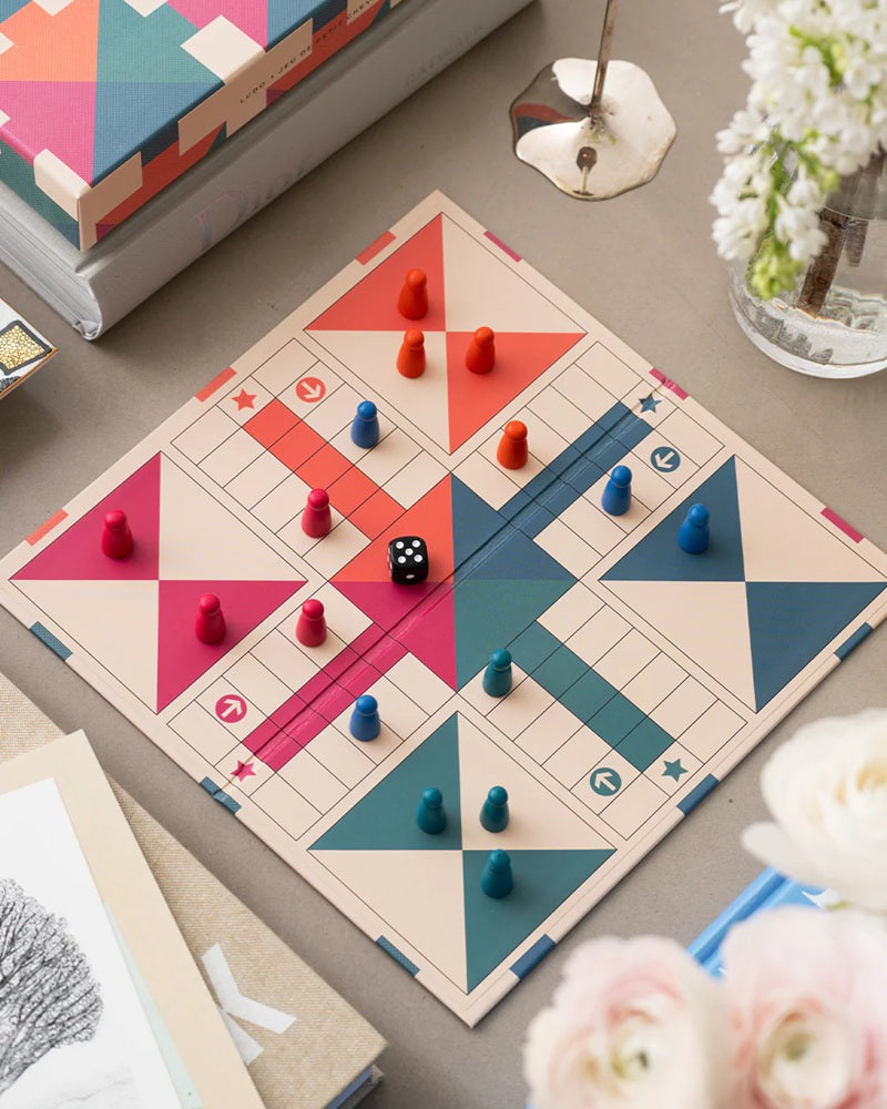 Multicolored LUDO Board Game