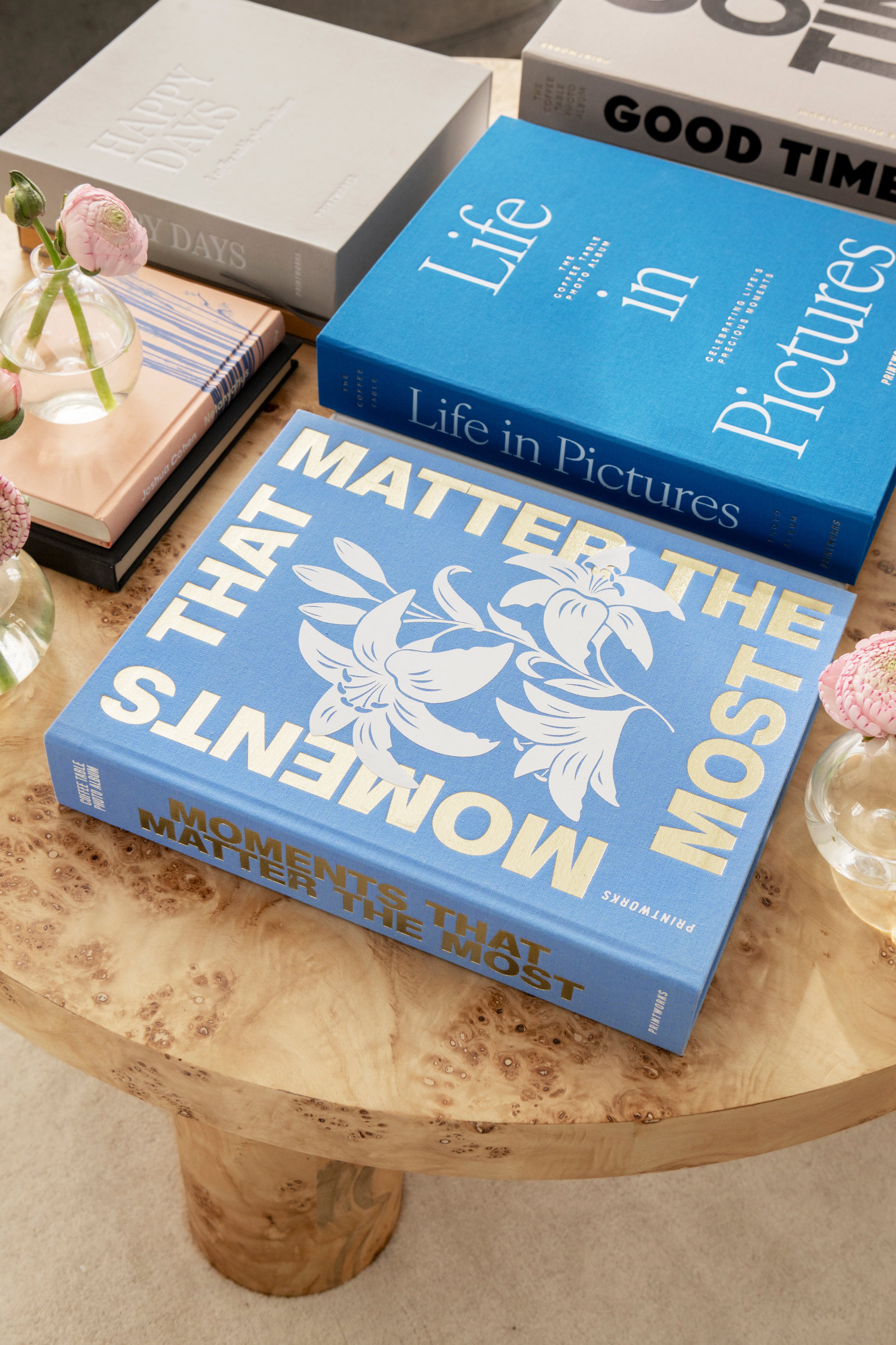 Fotoalbum MOMENTS THAT MATTERS THE MOST blau