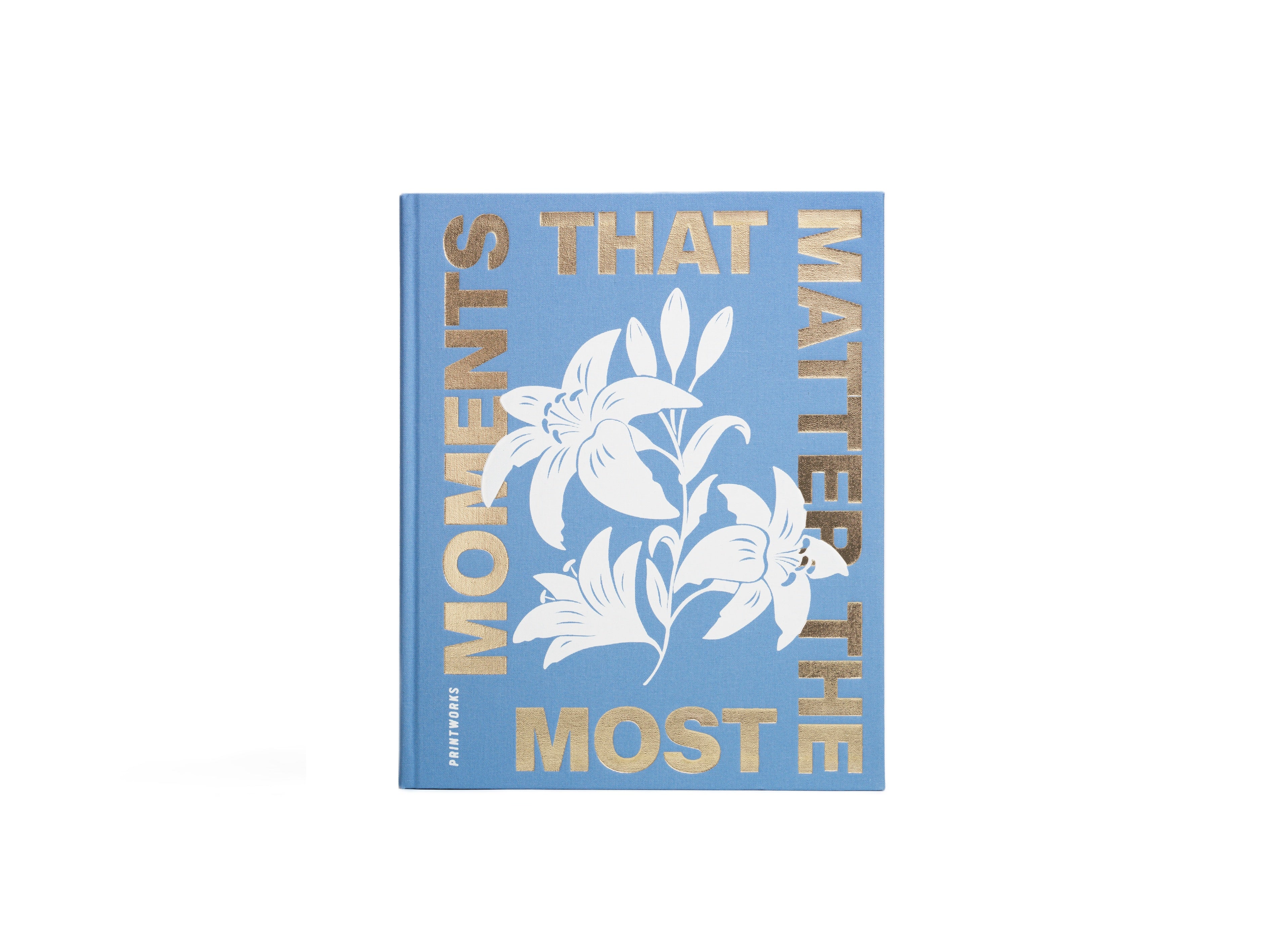 Fotoalbum MOMENTS THAT MATTERS THE MOST blau
