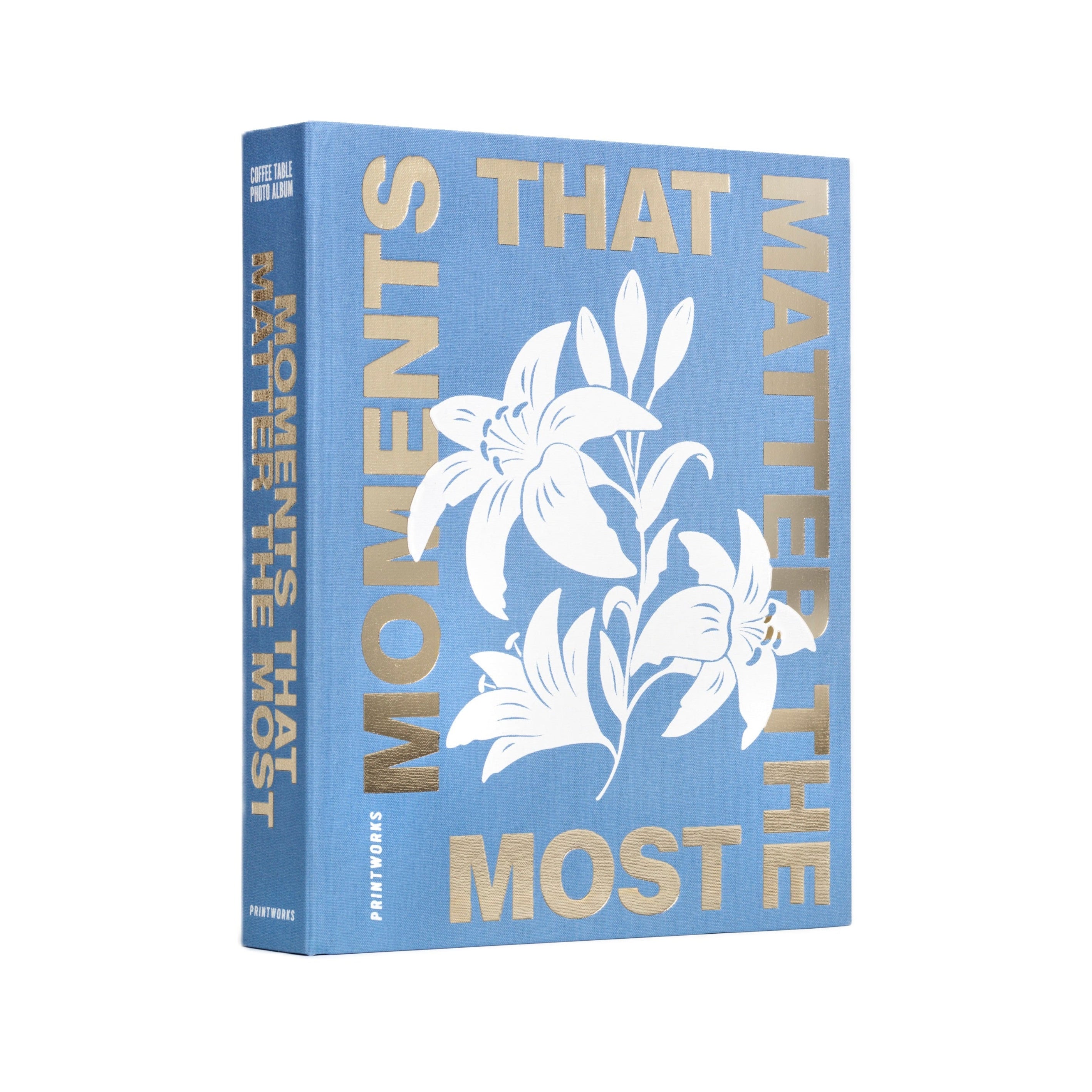 Fotoalbum MOMENTS THAT MATTERS THE MOST blau