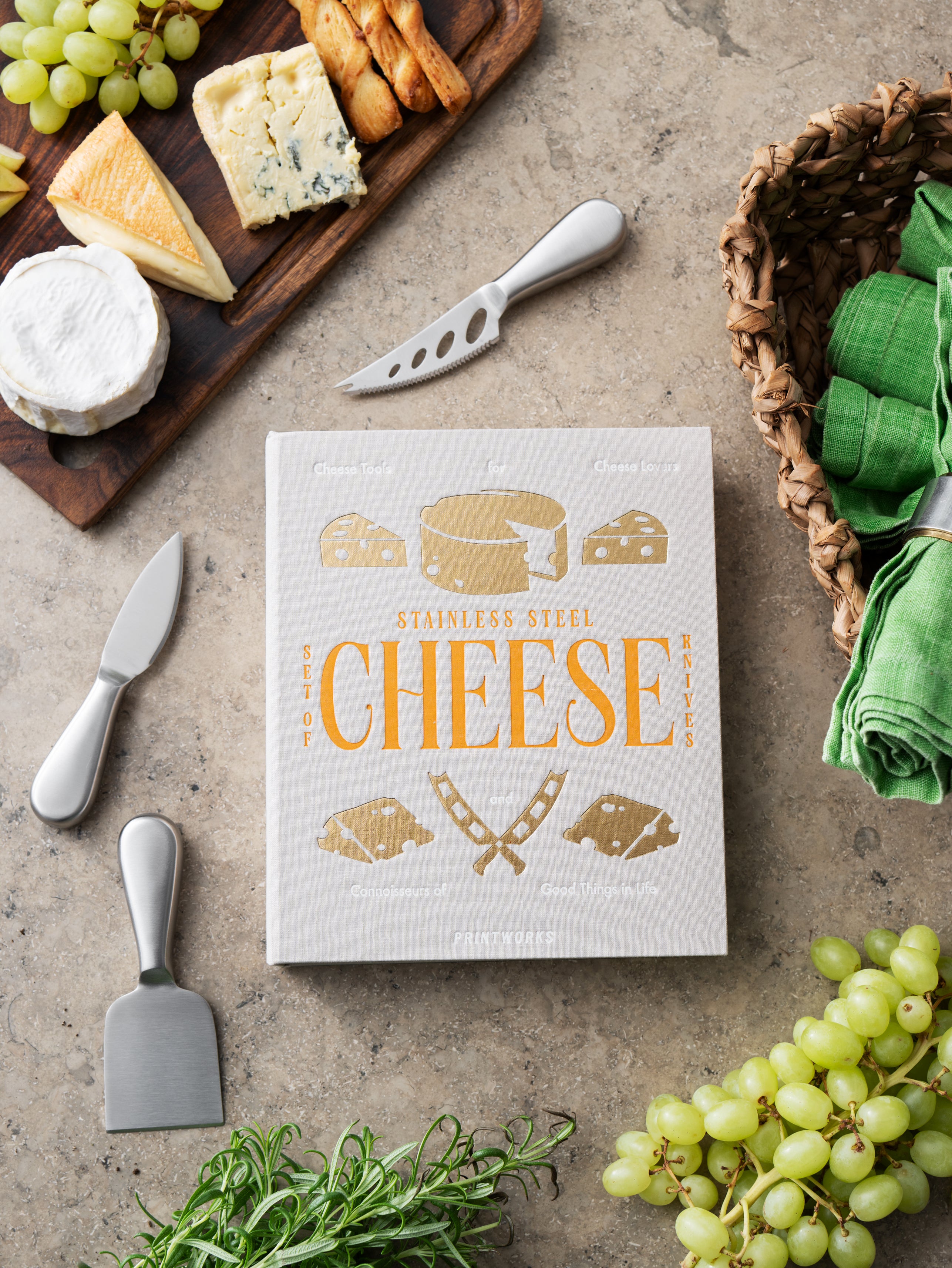 Set für Käsewerkzeuge CHEESE TOOLS beige