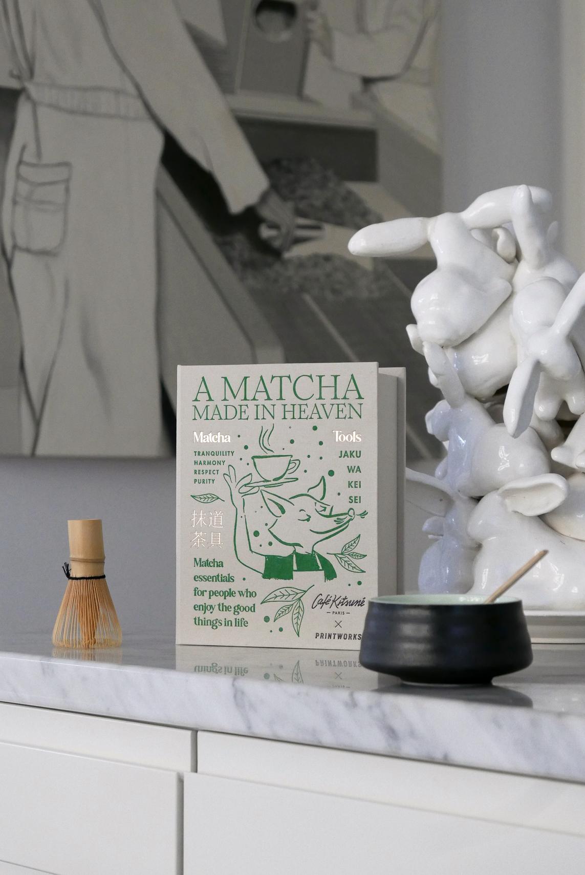 Set zum Zubereiten von Matcha MATCHA TOOLS beige