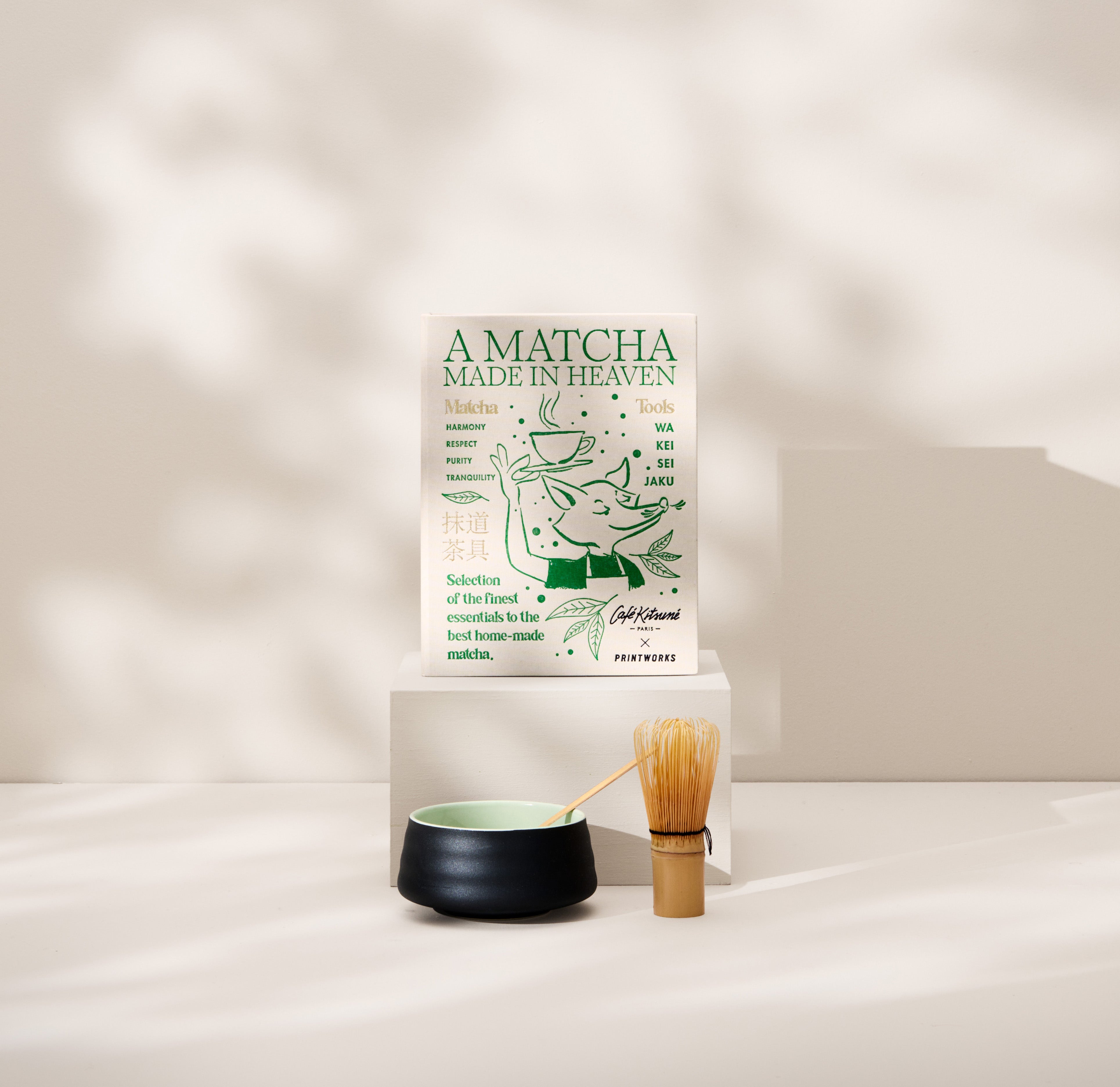 Set zum Zubereiten von Matcha MATCHA TOOLS beige