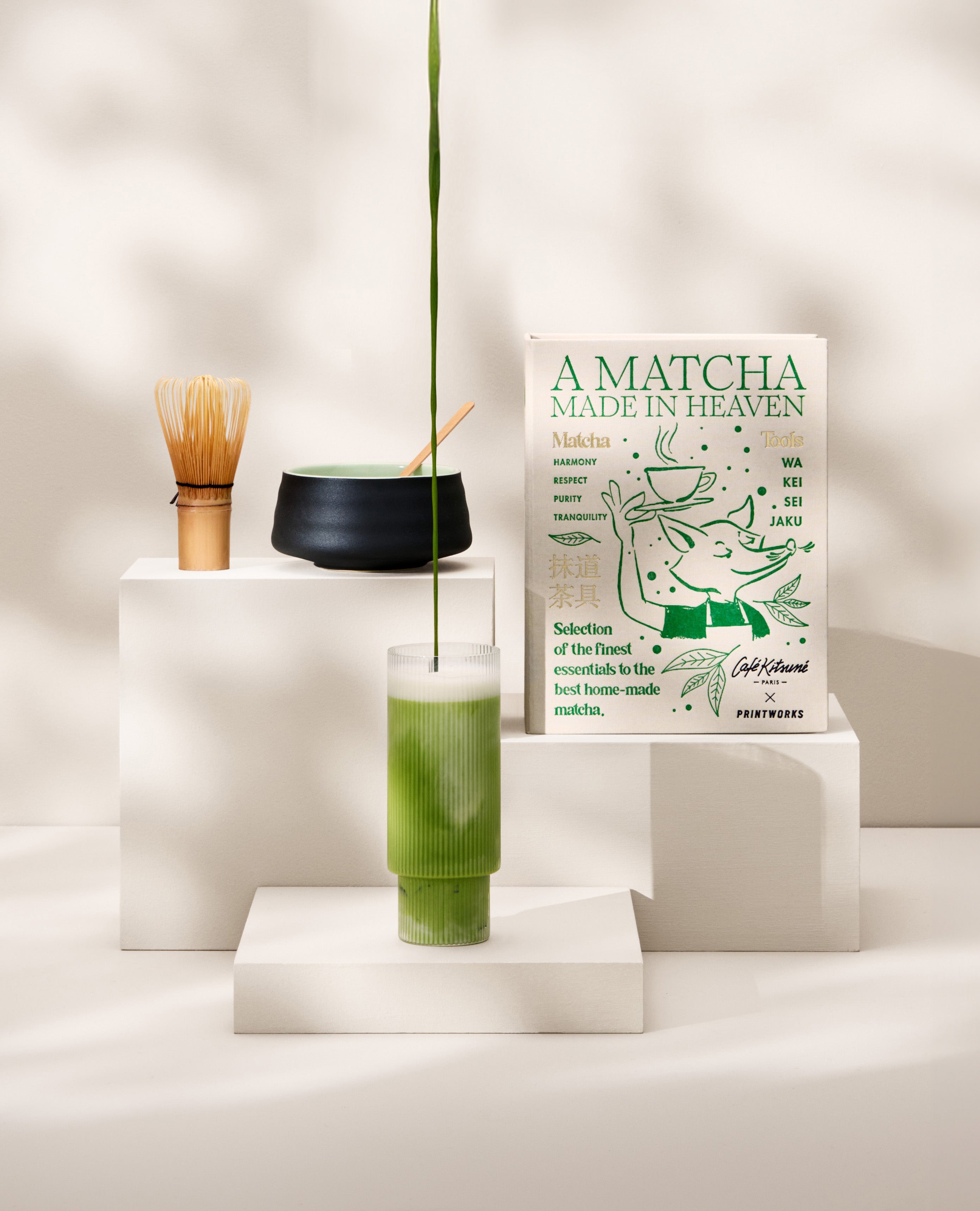 Set zum Zubereiten von Matcha MATCHA TOOLS beige