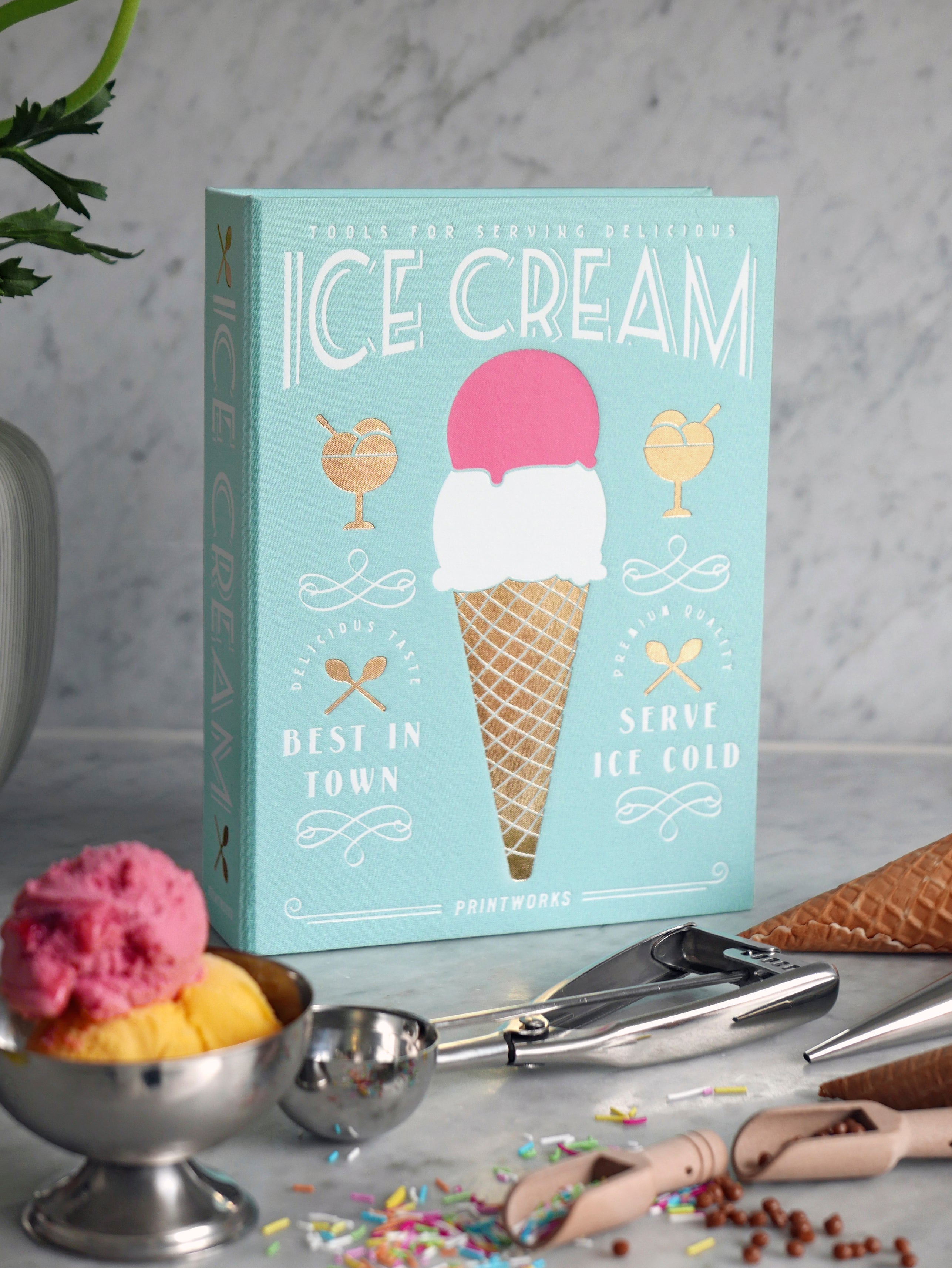 Mint Ice Cream Tools Serving Set