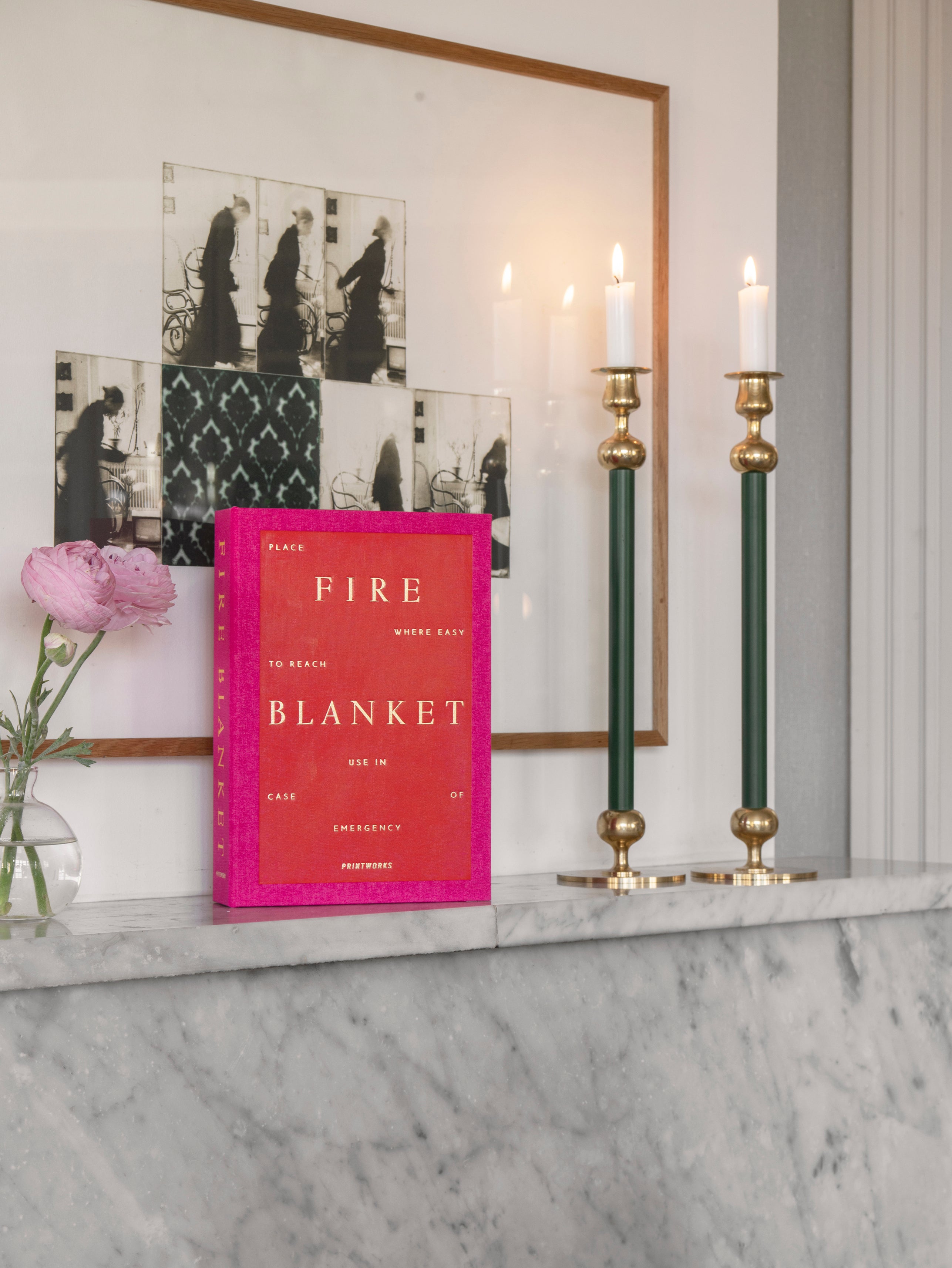 Feuerlöschdecke Koc gaśniczy FIRE BLANKET wiśniowy