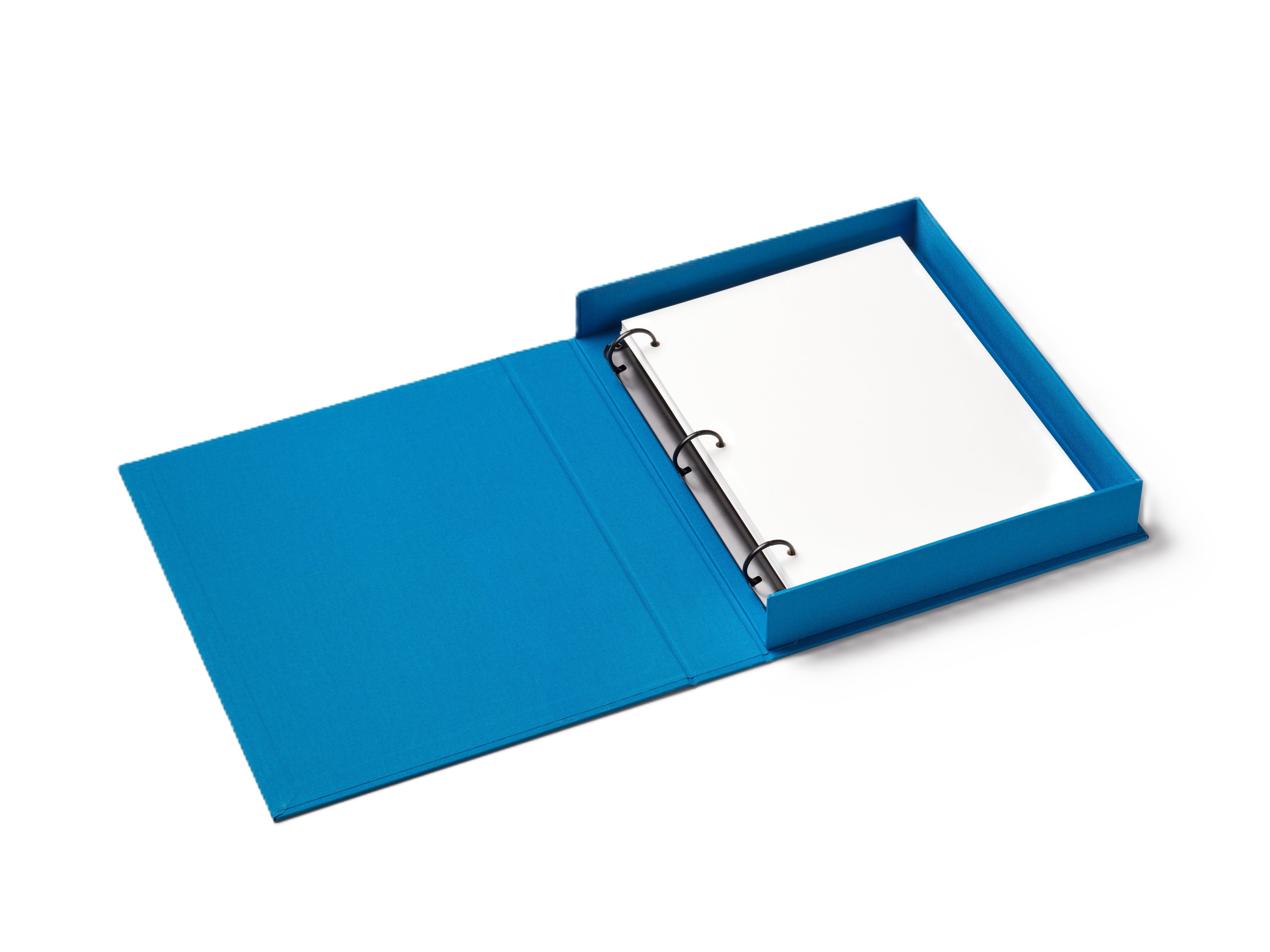 Fotoalbum LIFE IN PICTURES blau mit Weiß