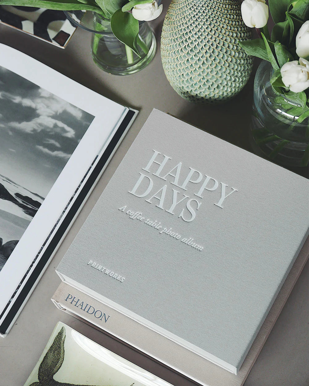 HAPPY DAYS photo album light gray