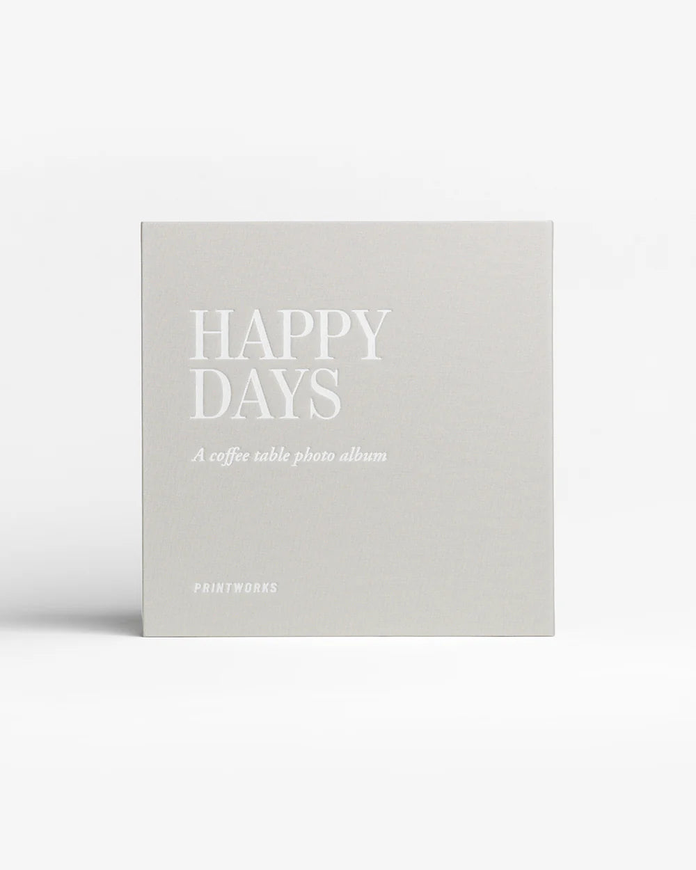HAPPY DAYS photo album light gray