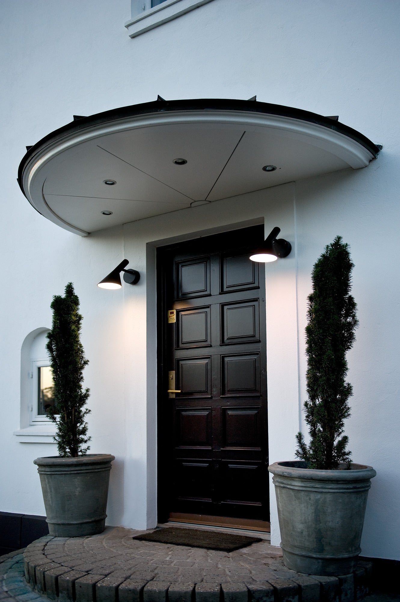 AJ 50 Black Outdoor Wall Lamp
