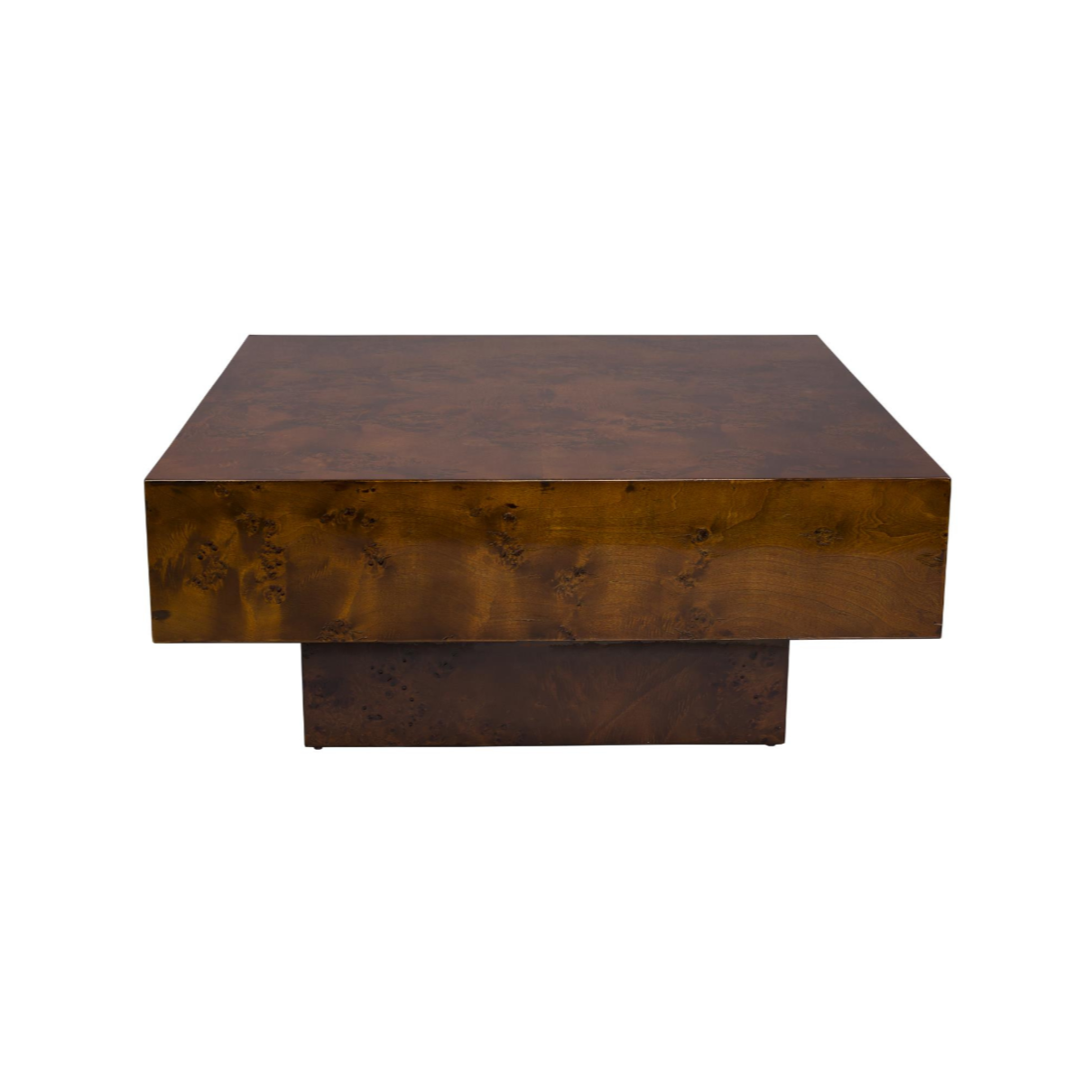 QUINN walnut veneer coffee table