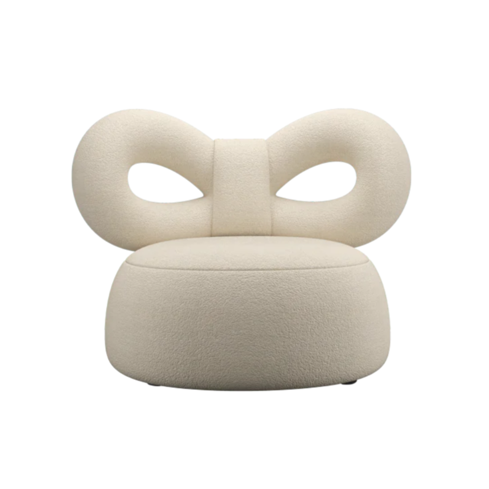 RIBBON cremefarbener Sessel