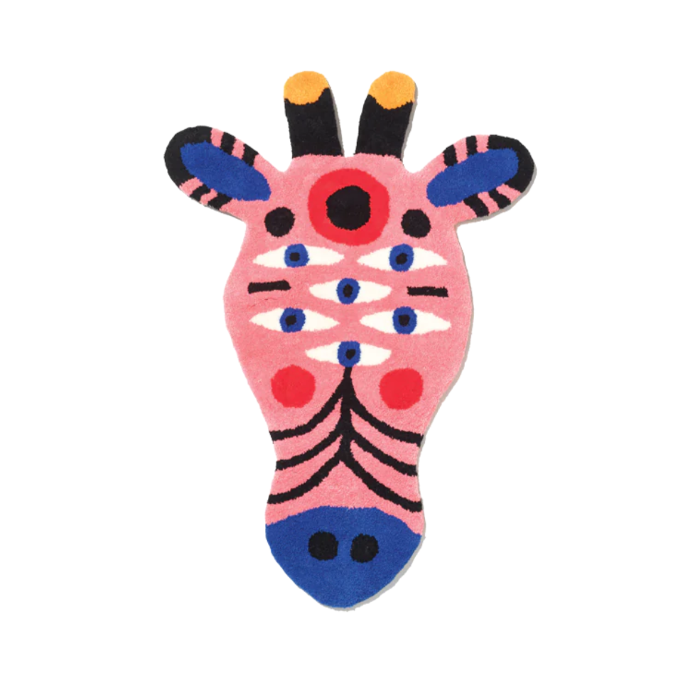 Dekorativer Teppich GIRA rosa