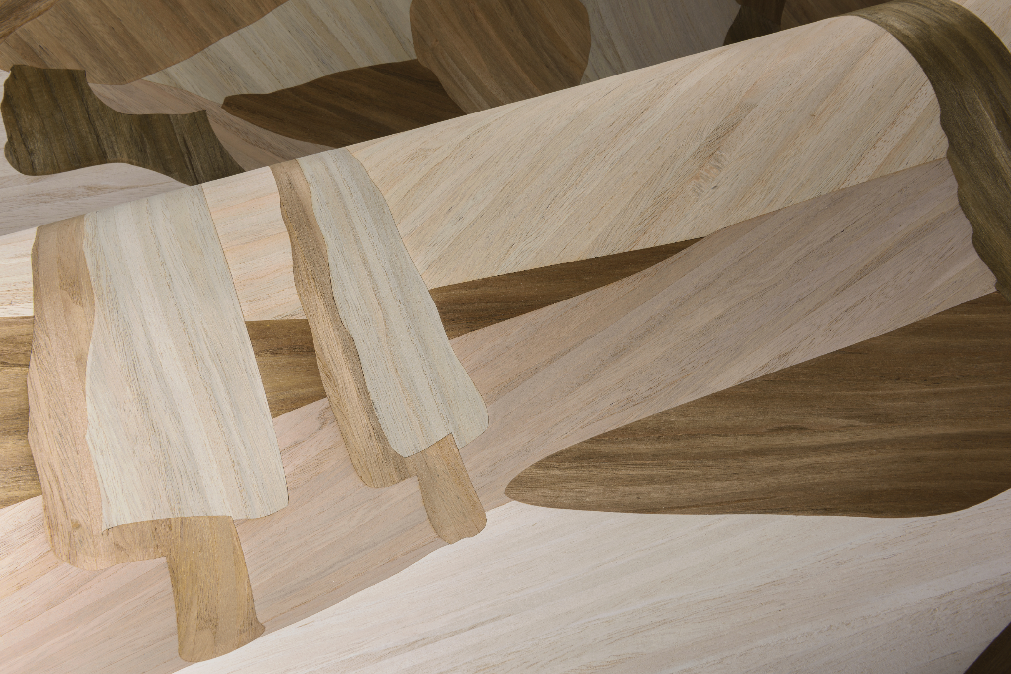 Mural for furnishing UNDER THE SYCAMORE TREE brown