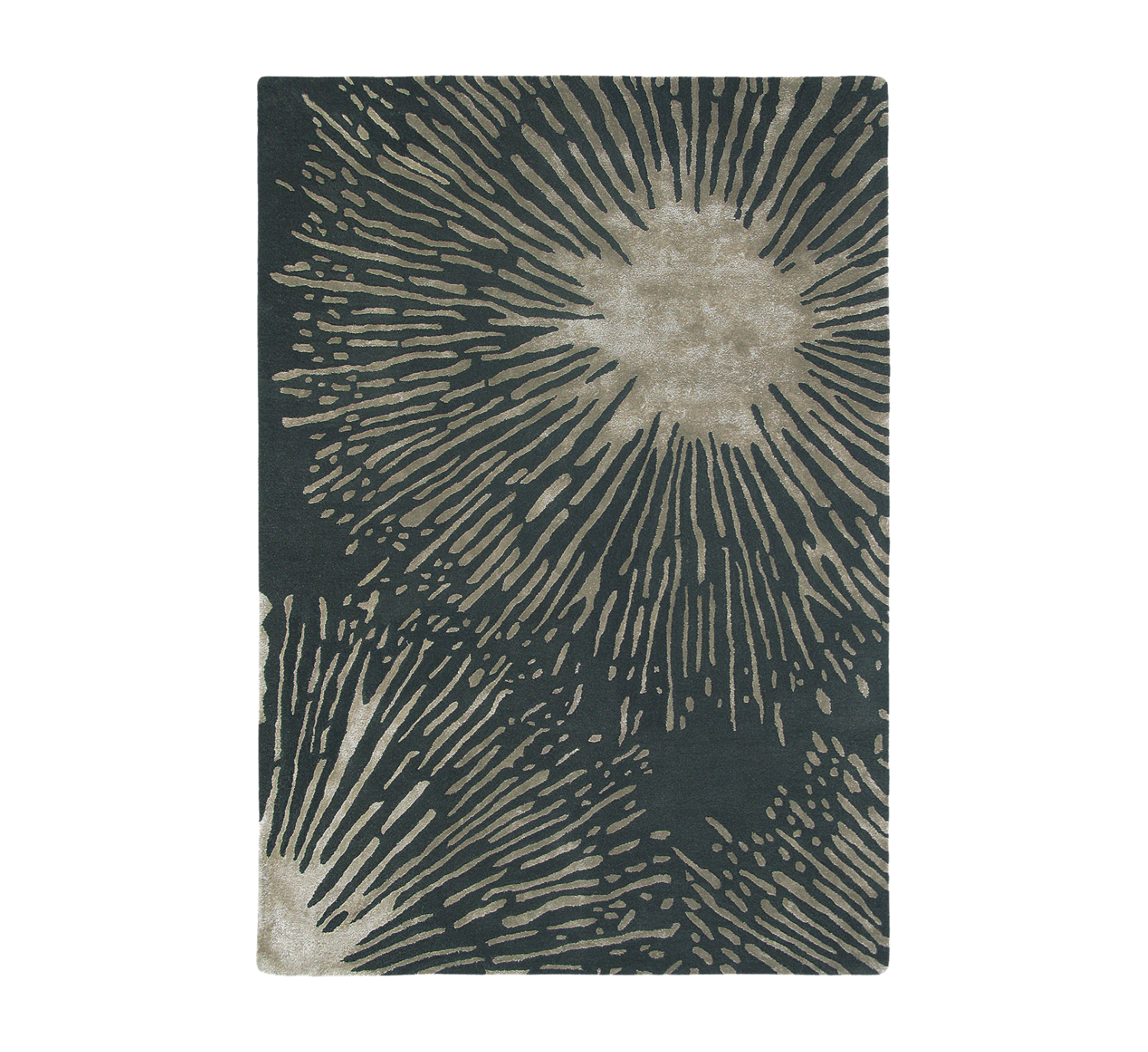 SHORE TRUFFLE Teppich dunkelgrün