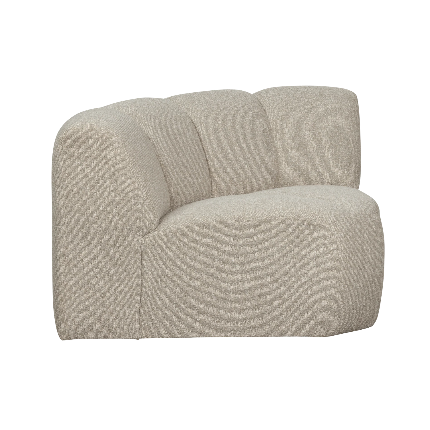 MOJO modular sofa - beige mélange bouclé corner element