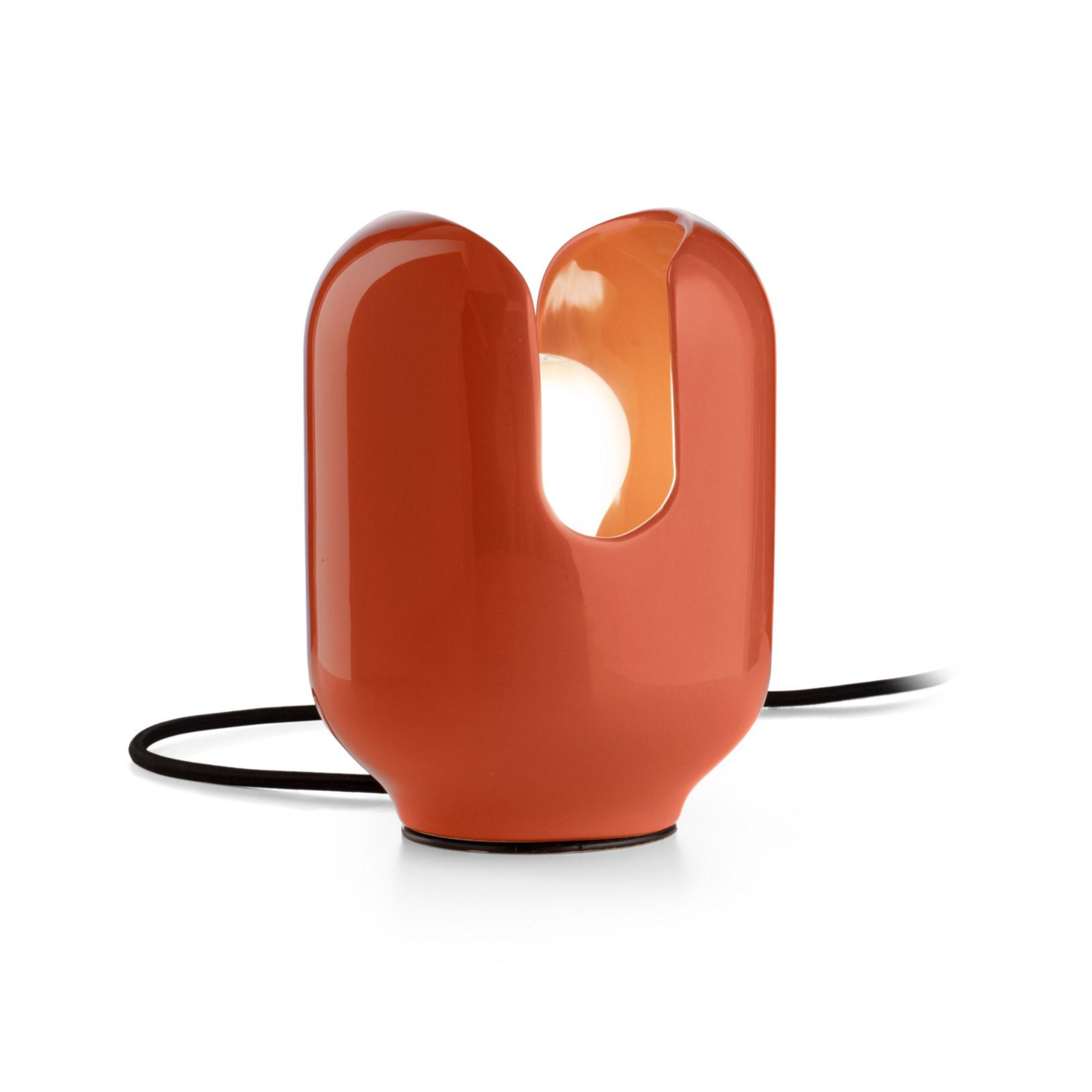 Keramik-Tischlampe BATUCADA orange