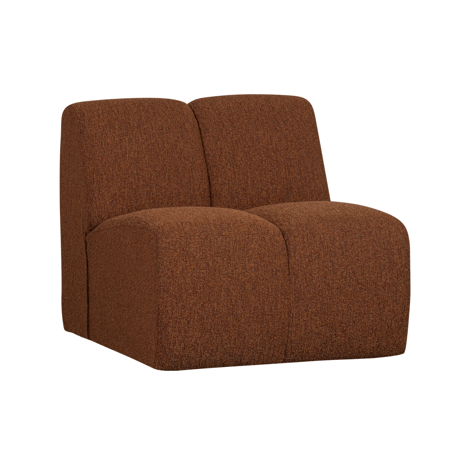 MOJO modular sofa - 1-seater brown bouclé