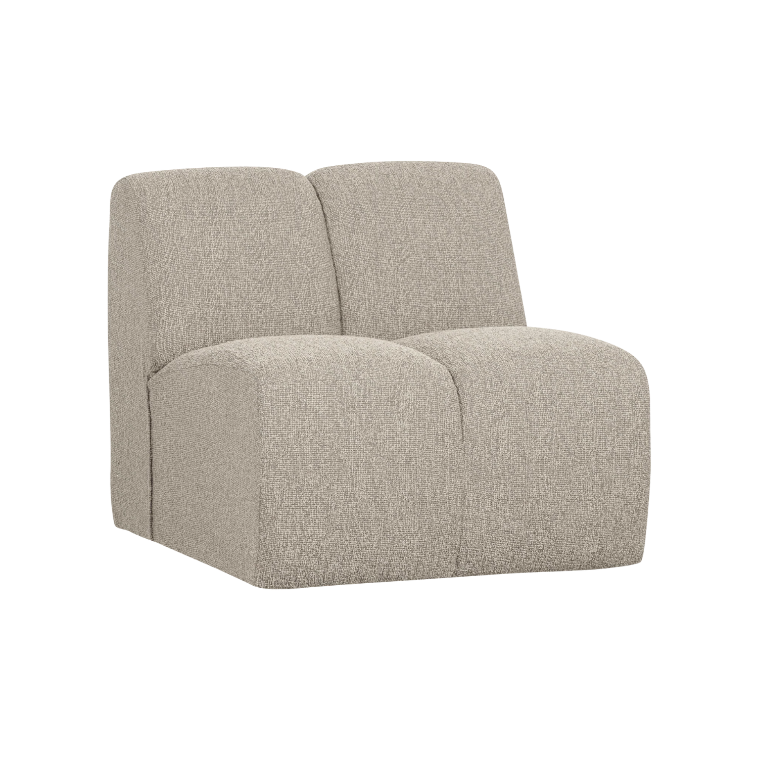 MOJO modular sofa - 1-seater beige mélange bouclé