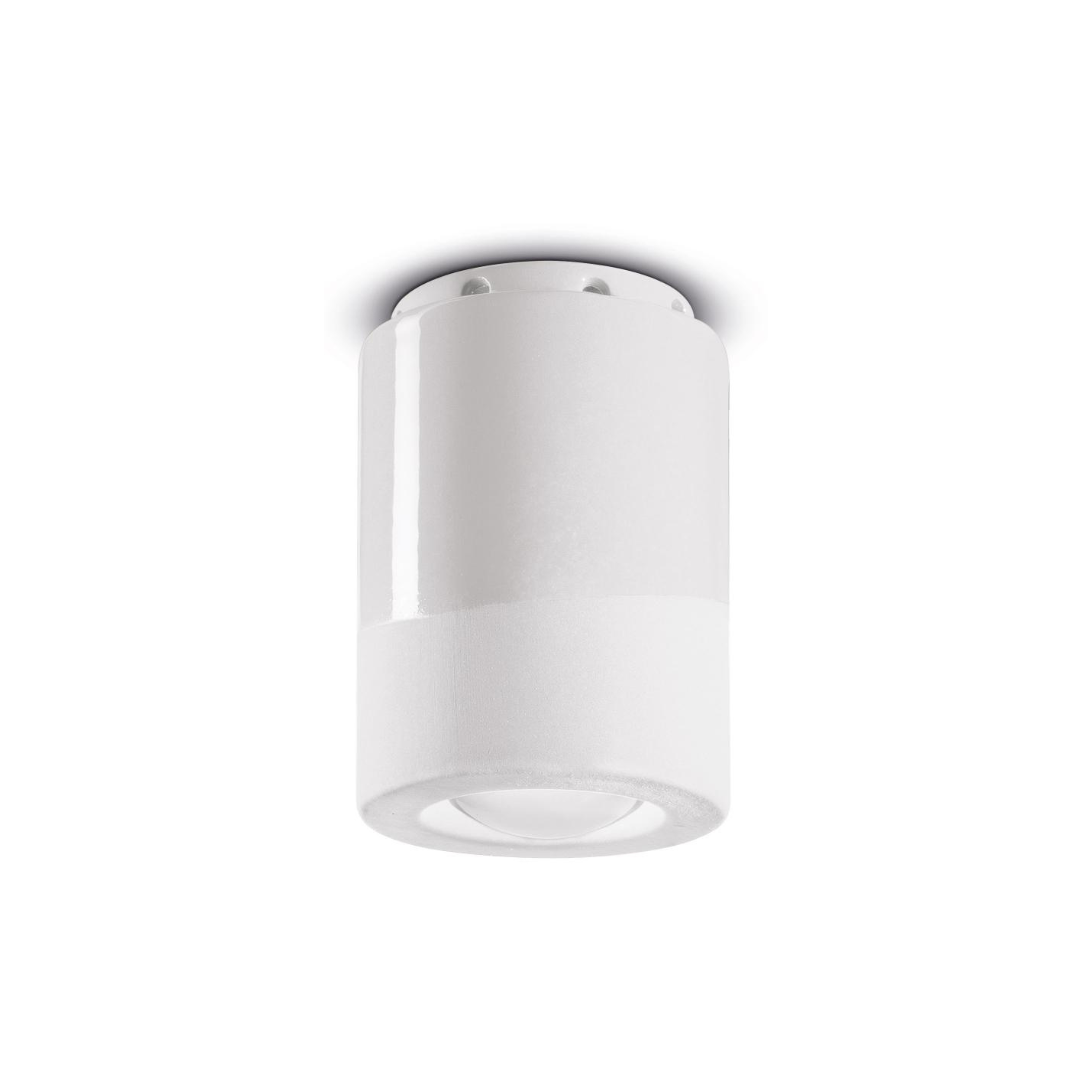 White ceramic spot lamp PI