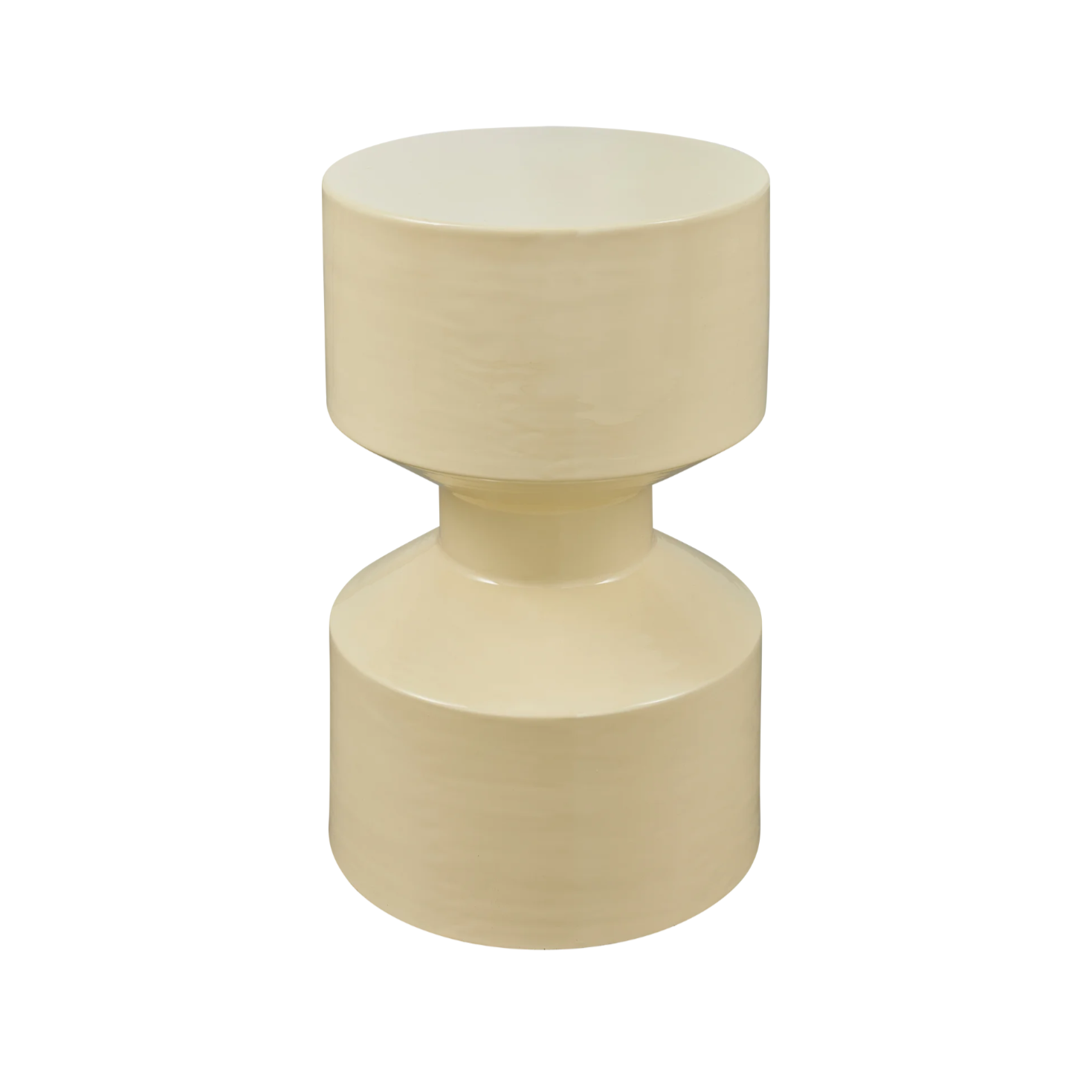 HIDDE side table in light yellow