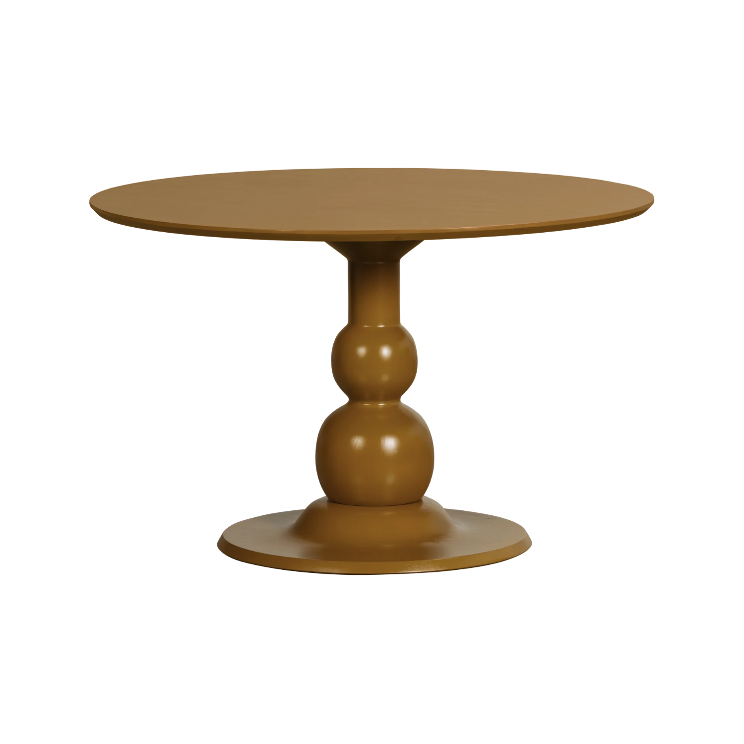 Round table BLANCO honey mango wood