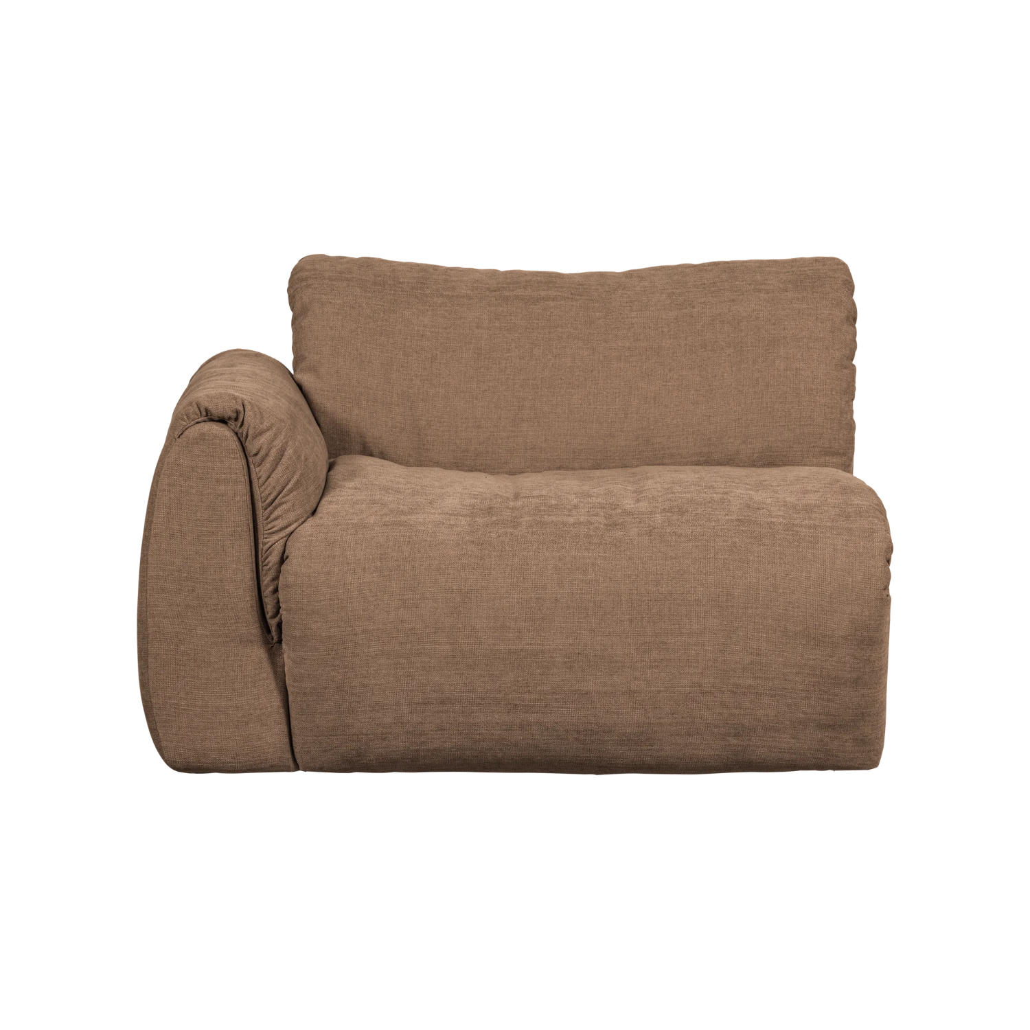 Modular Sofa BAGGY - left element brown
