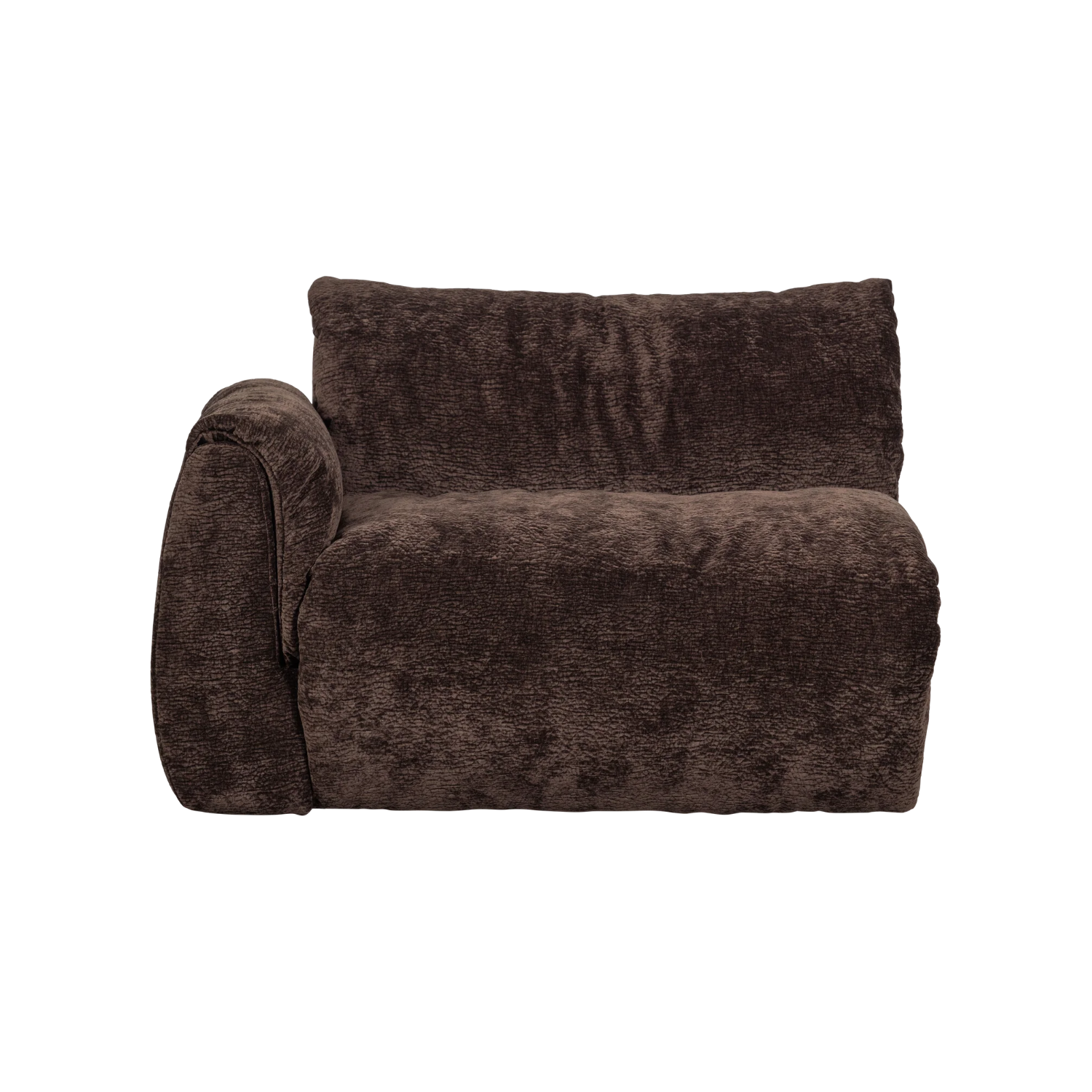 BAGGY 3D Modular Sofa - Left Element in Dark Brown