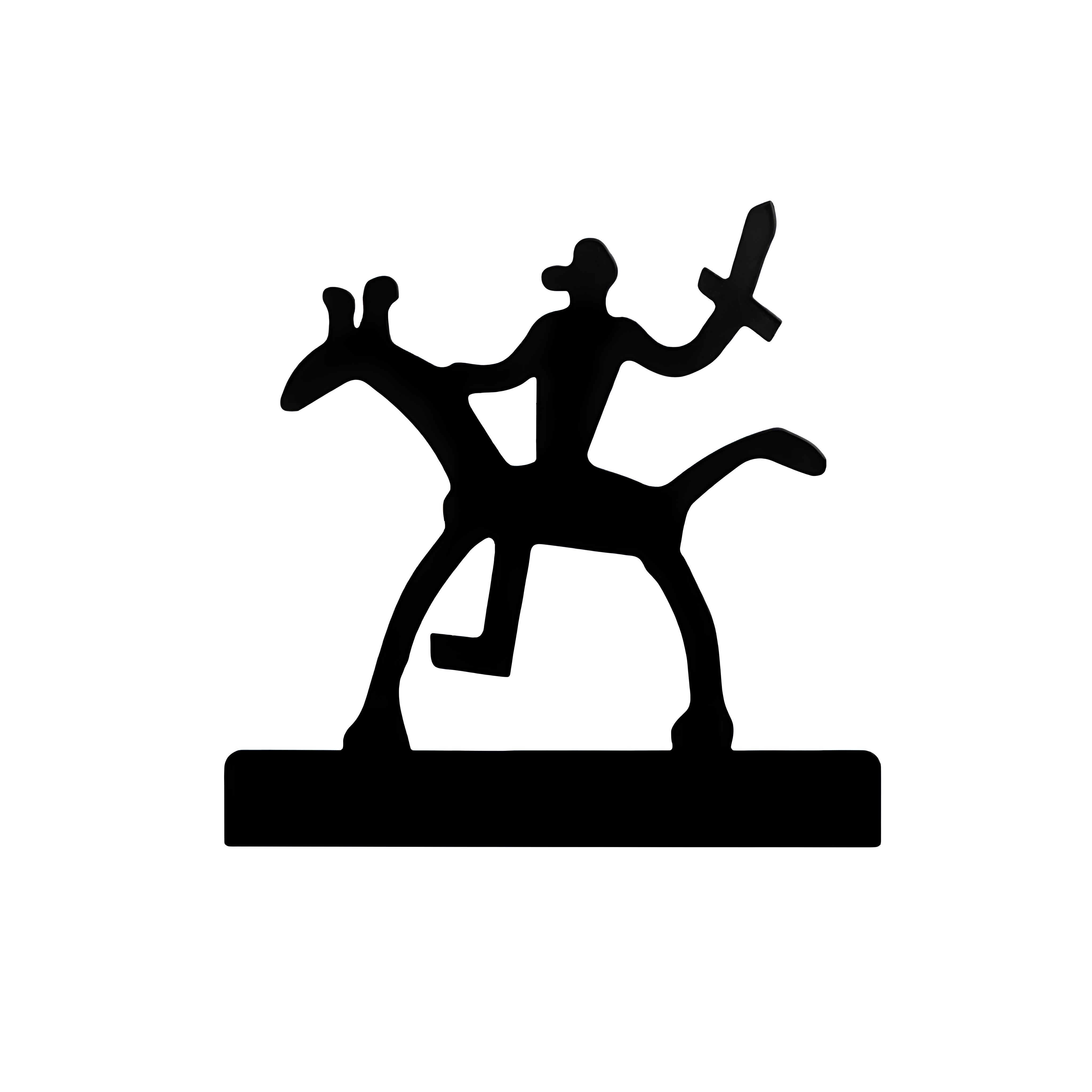 KNIGHT bookend black