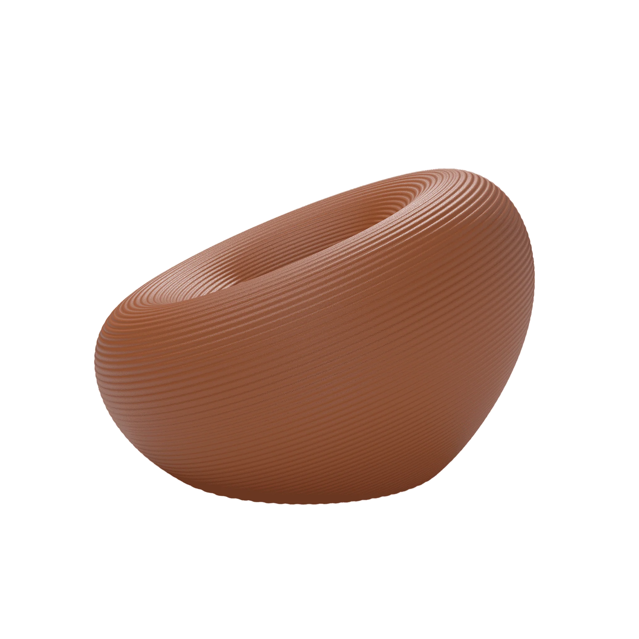 NAMI terracotta outdoor armchair