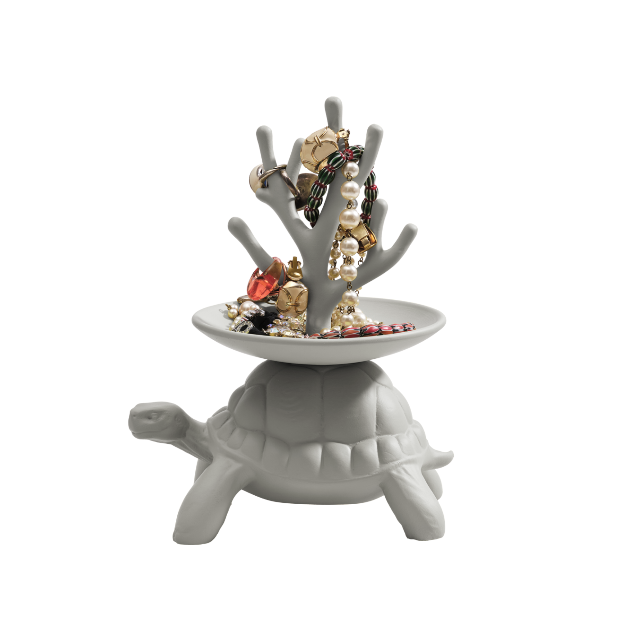 TURTLE CARRY Jewelry Stand gray