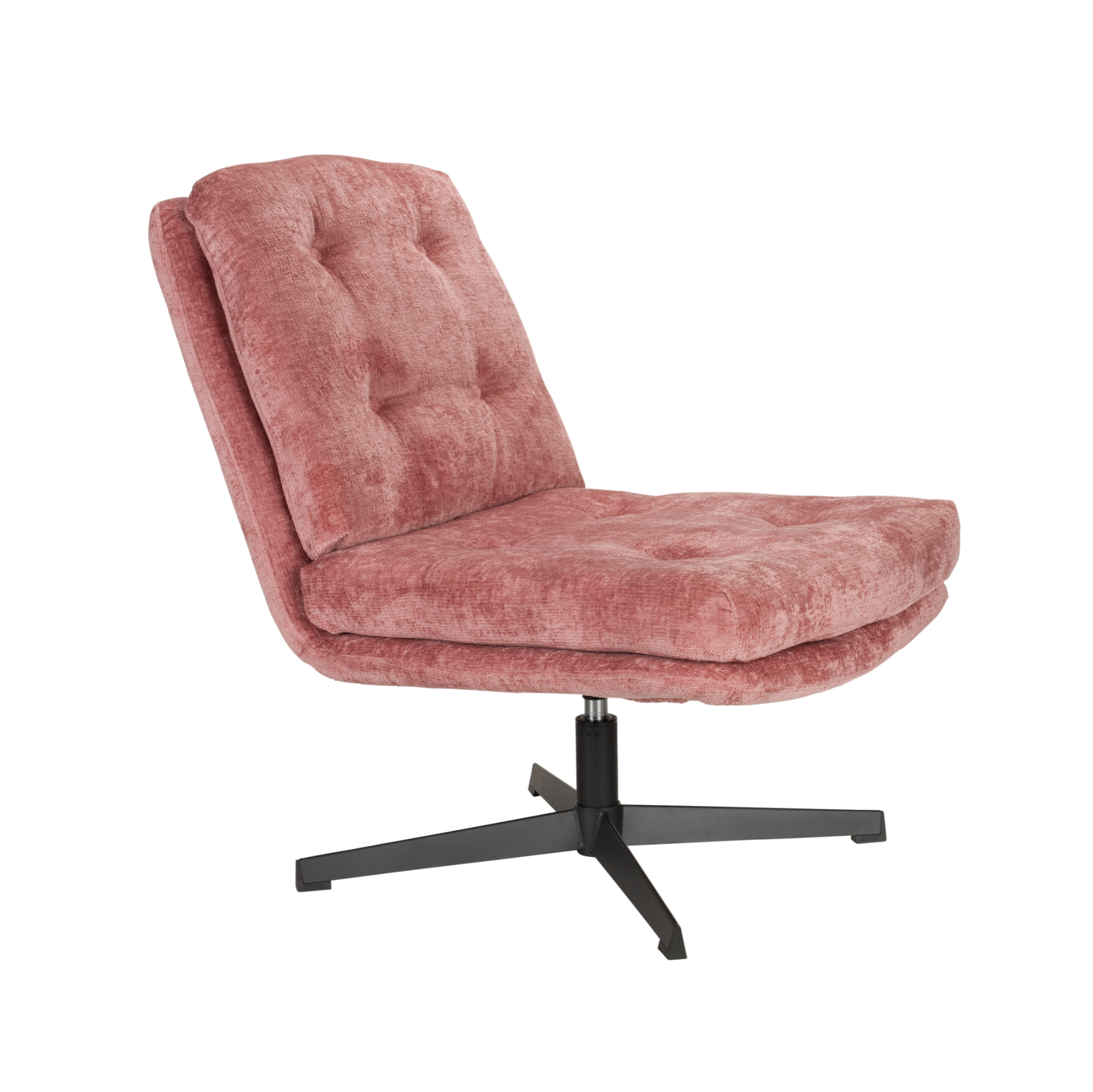 KAI Pink Armchair with Black Base