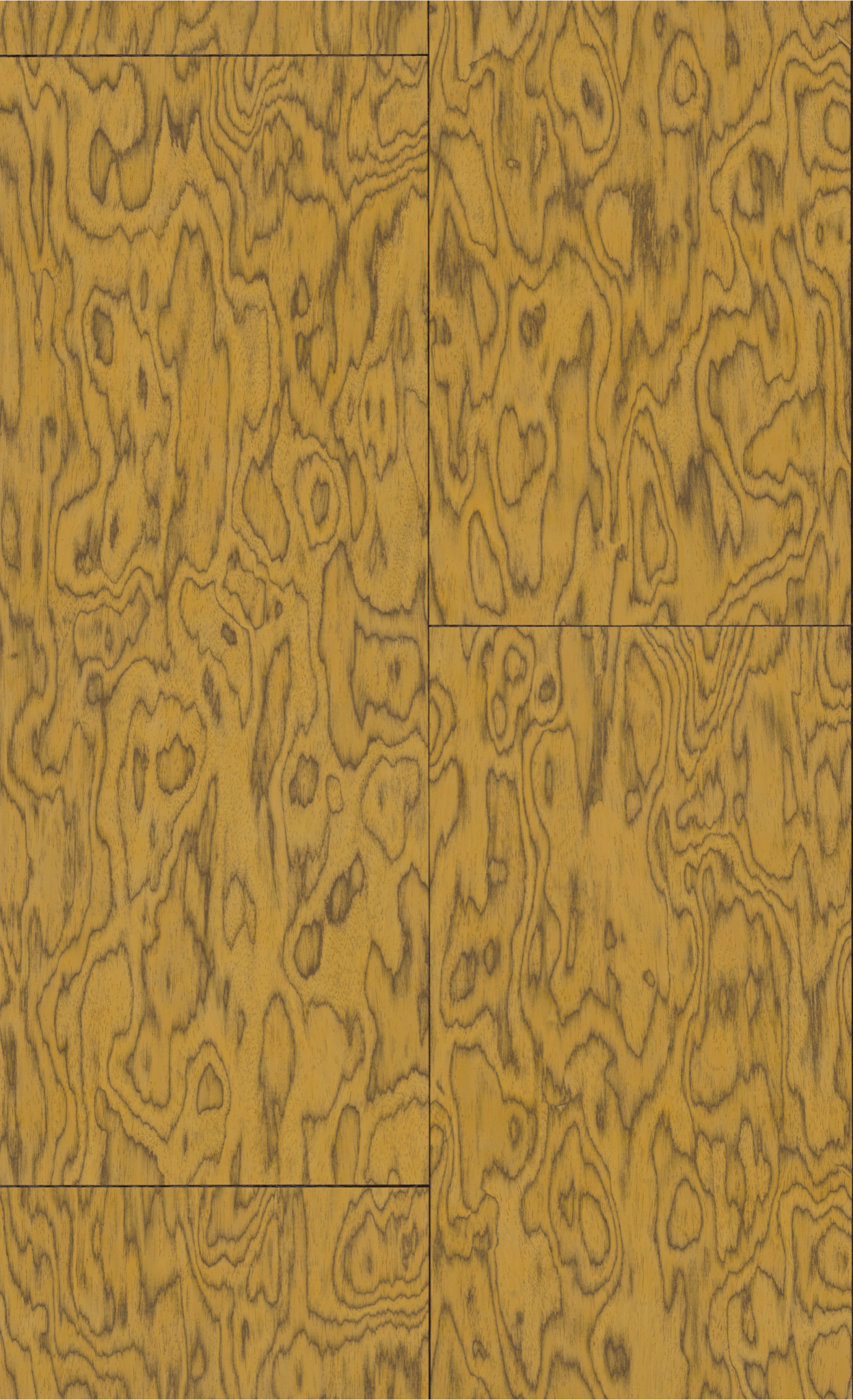 Furnier-Tapete COTI gelb