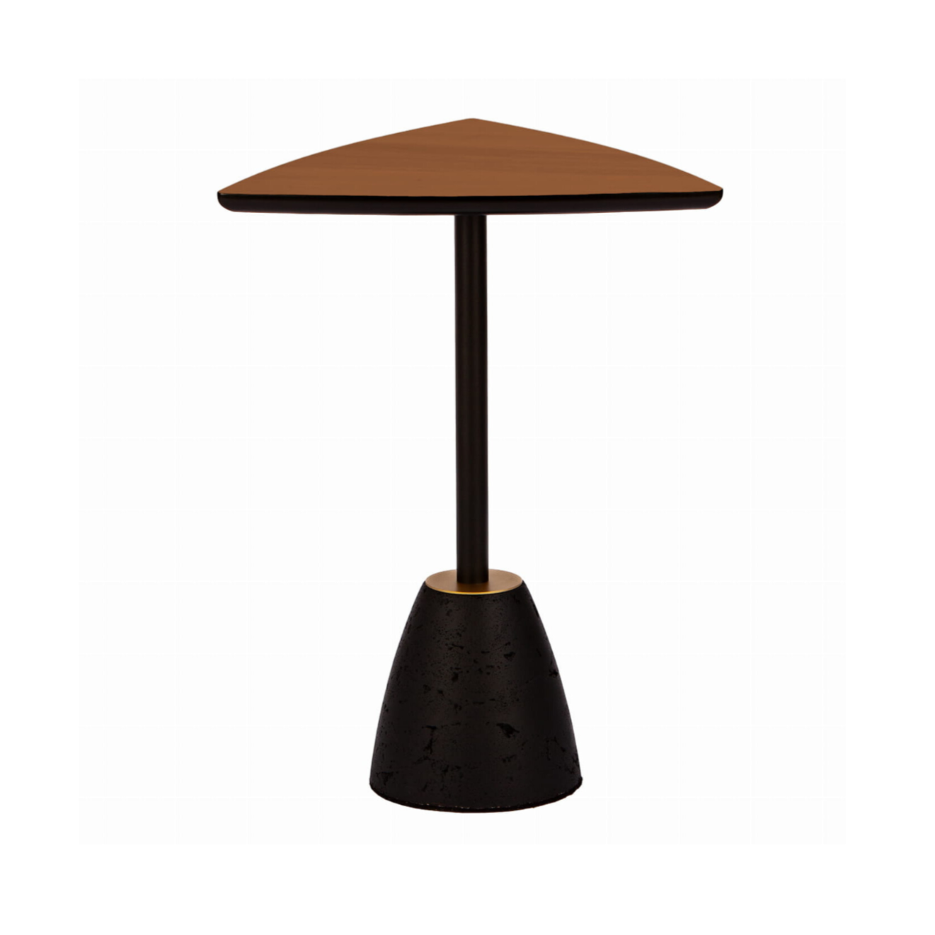 Couchtisch CONCRI Nussfurnier mit Betontischplatte