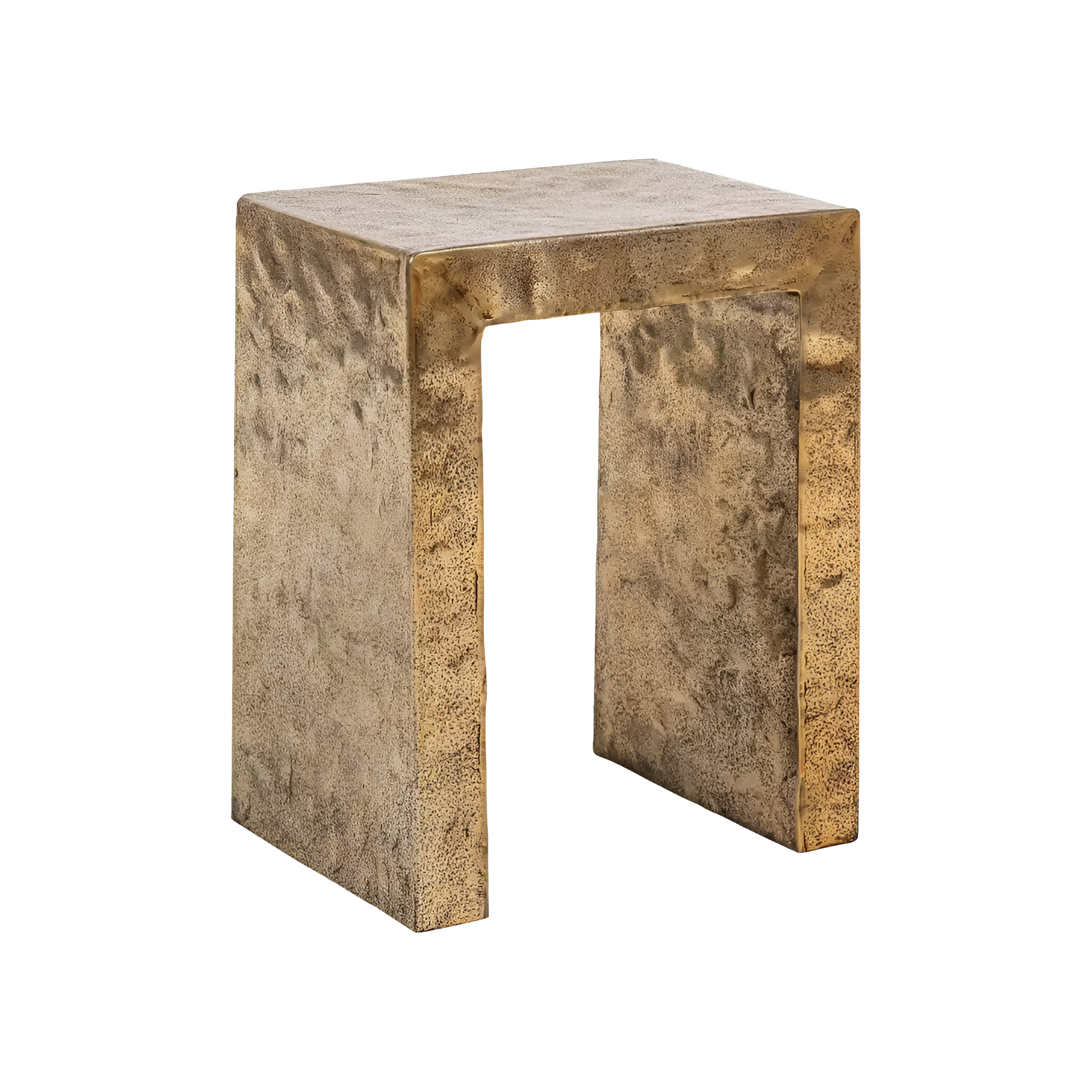 NOVAN side table aged gold