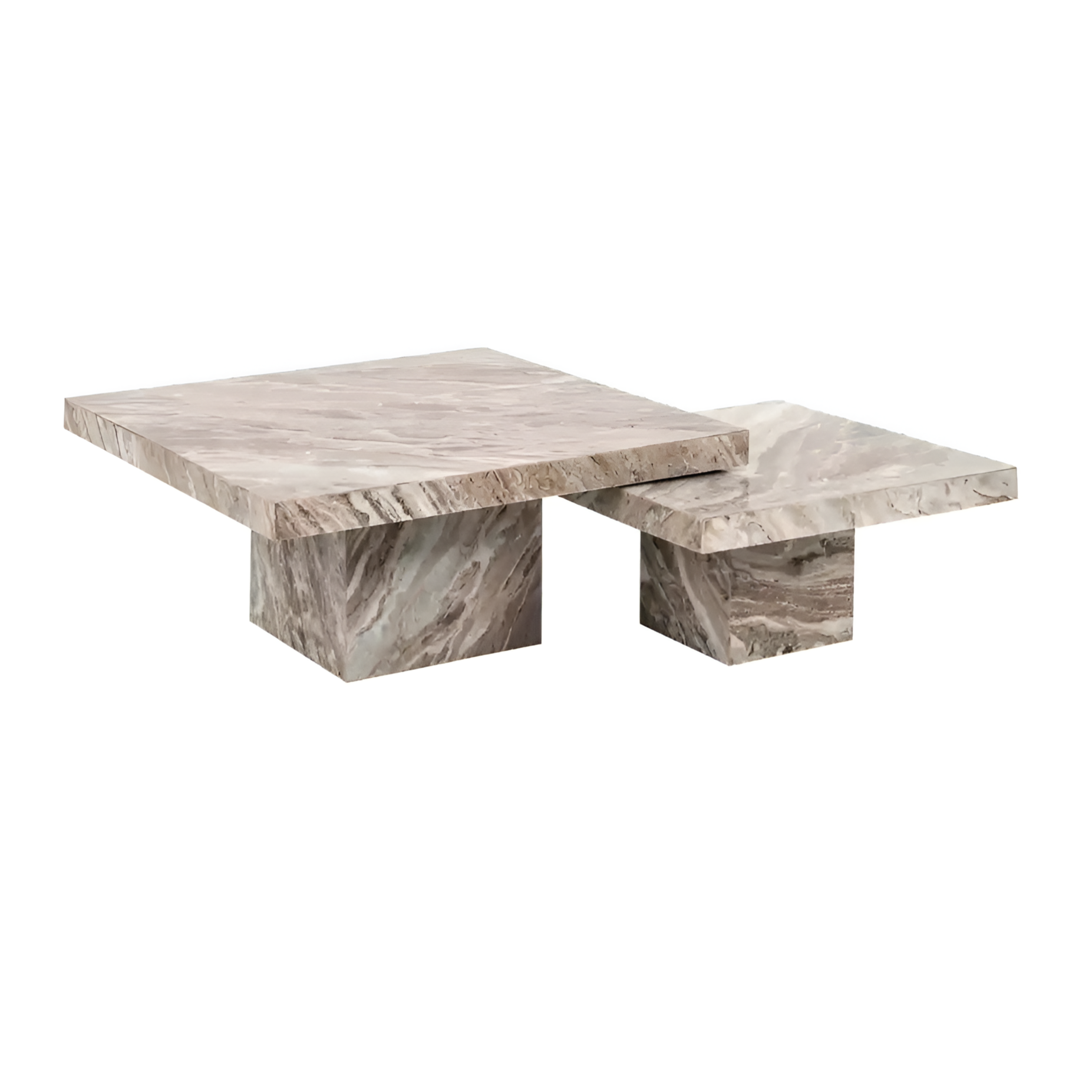 Beistelltisch-Set RASHFORD beige