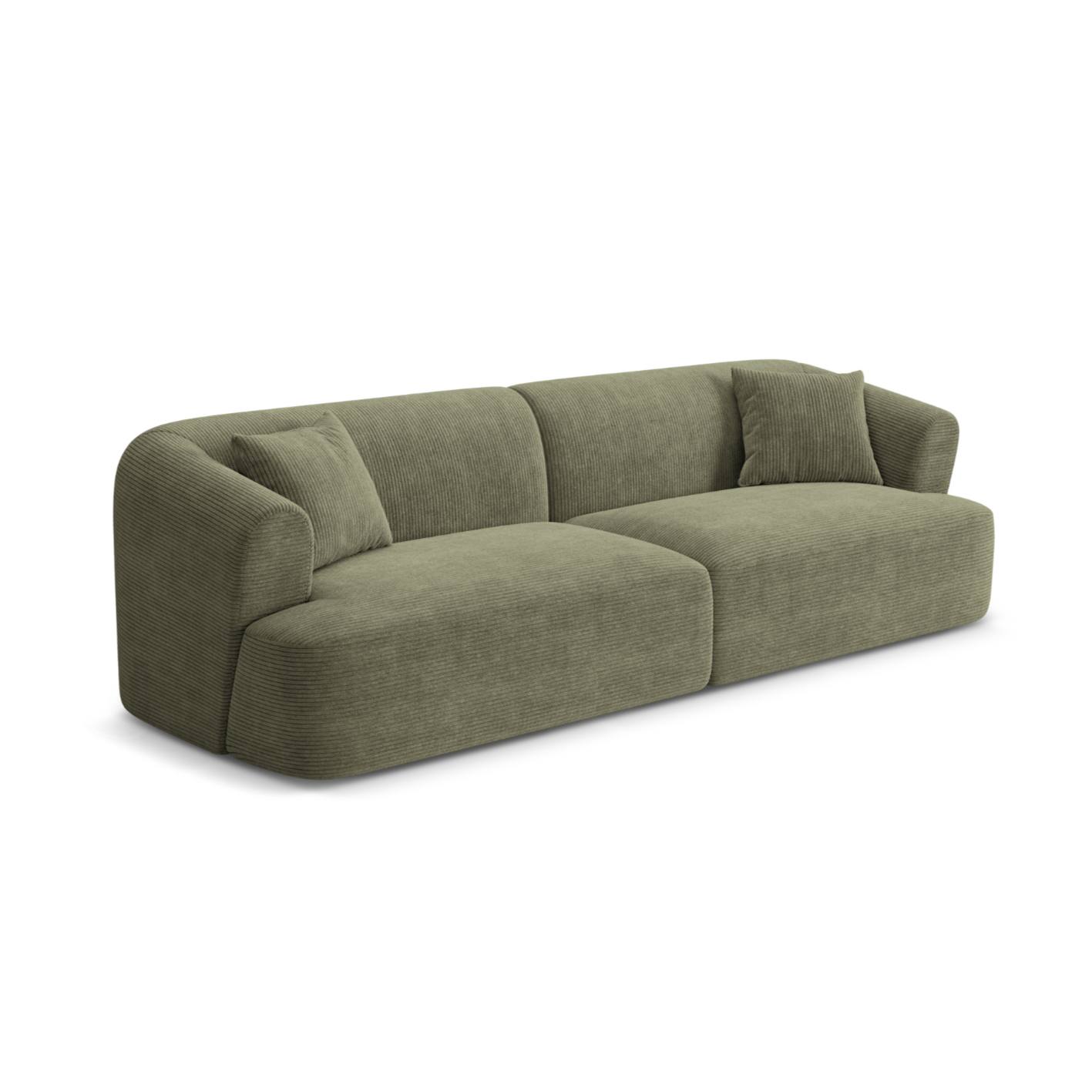 Sofa 4-sitzig CAMPI grün Cord