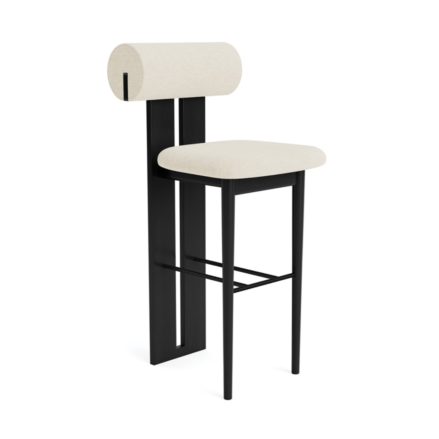 Hocker mit Polsterung HIPPO schwarze Eiche