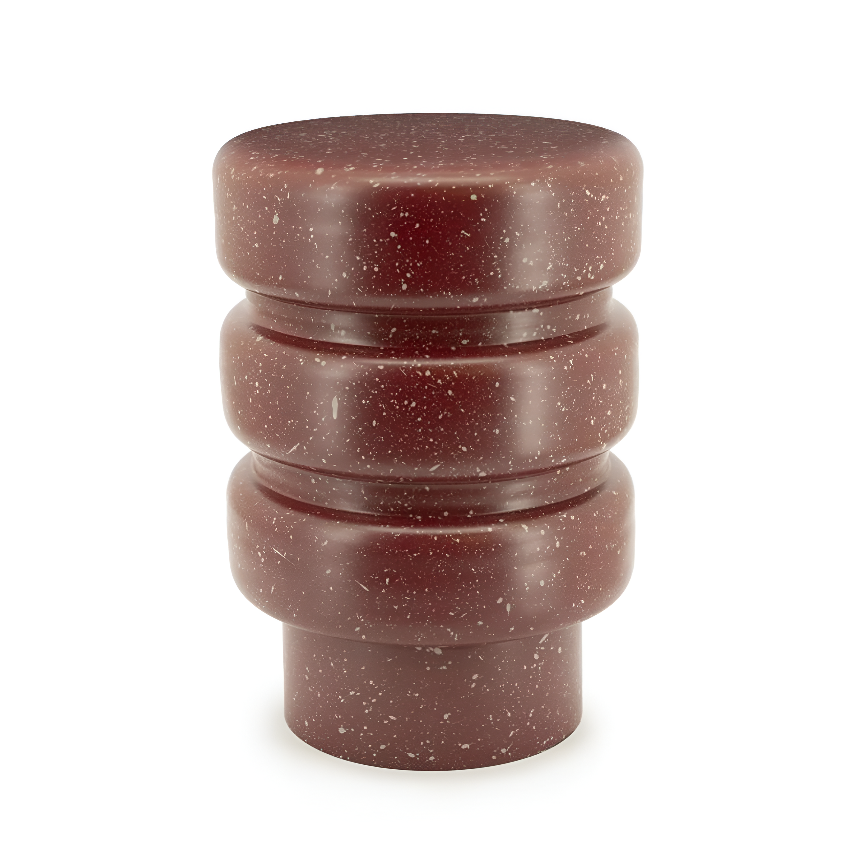 Beistelltisch SPATTER burgunderrot