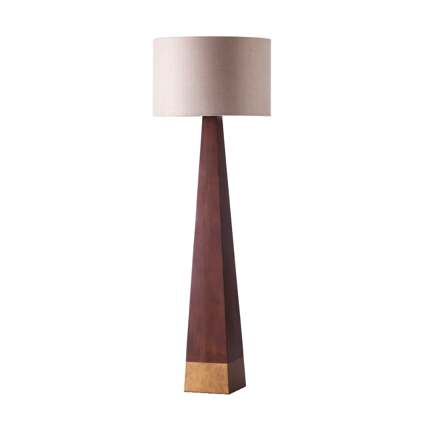 PYRAMID Ash Veneer Floor Lamp