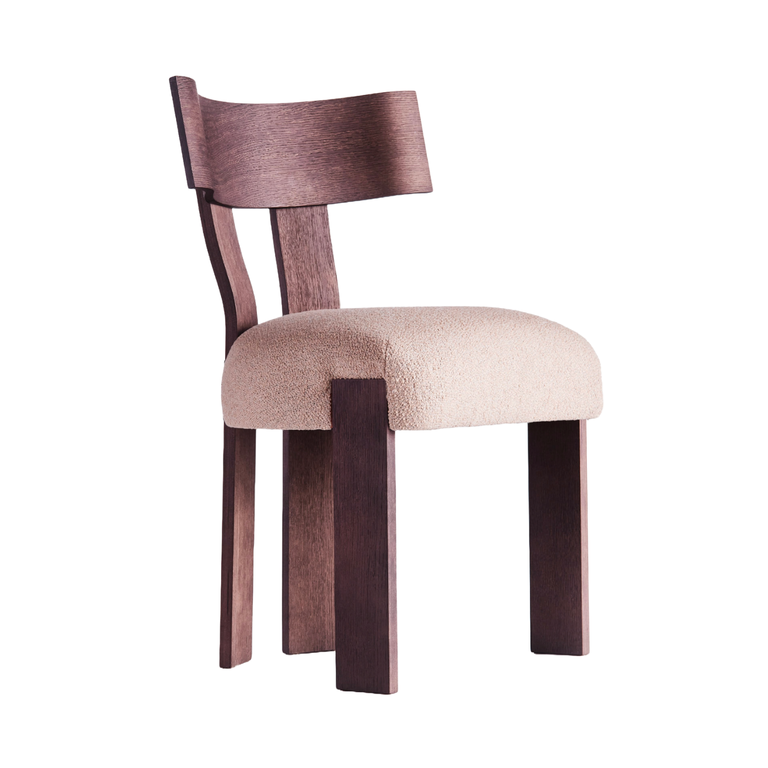 ALBA Chair beige with dark oak base