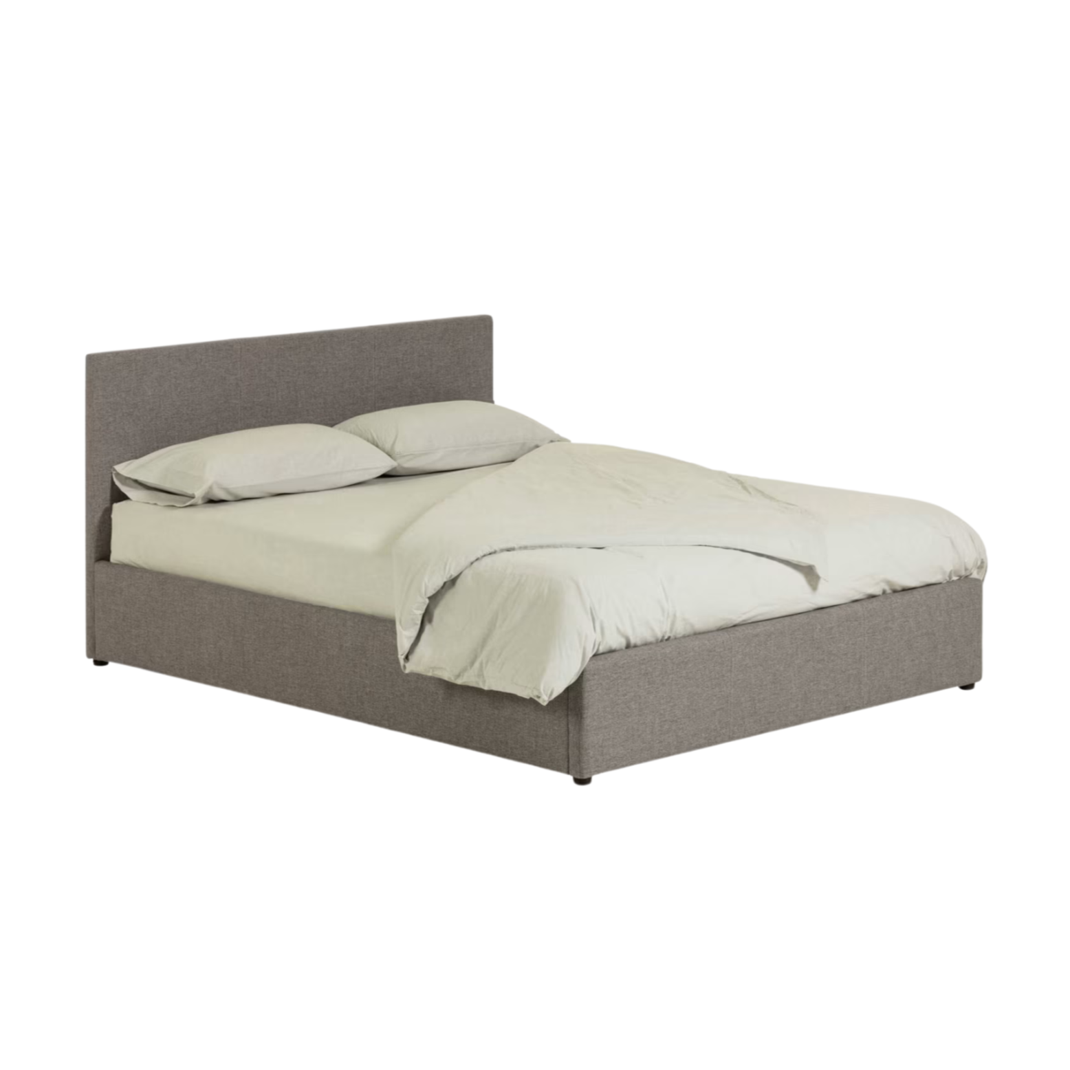 NAHIRI gray bed with storage