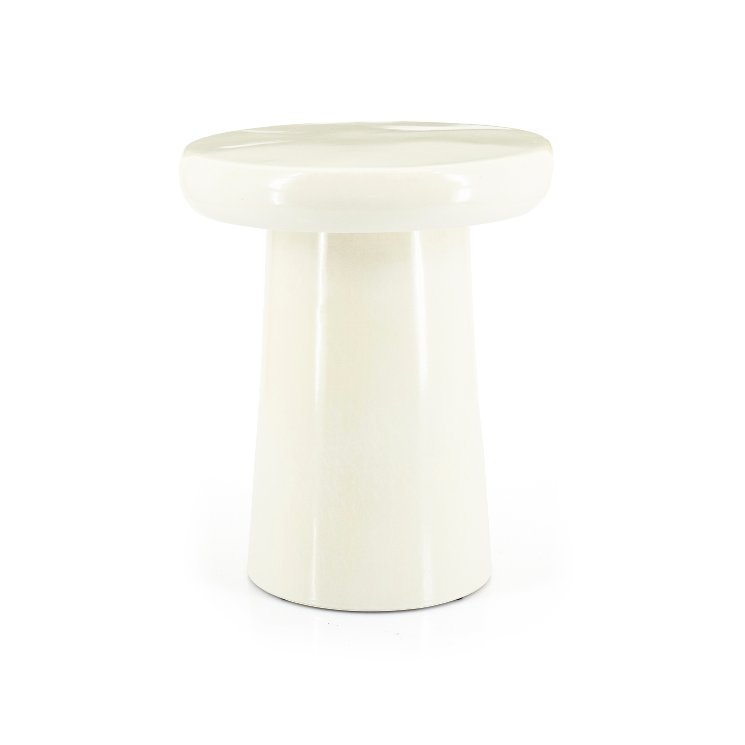 GLAZE Cream Side Table